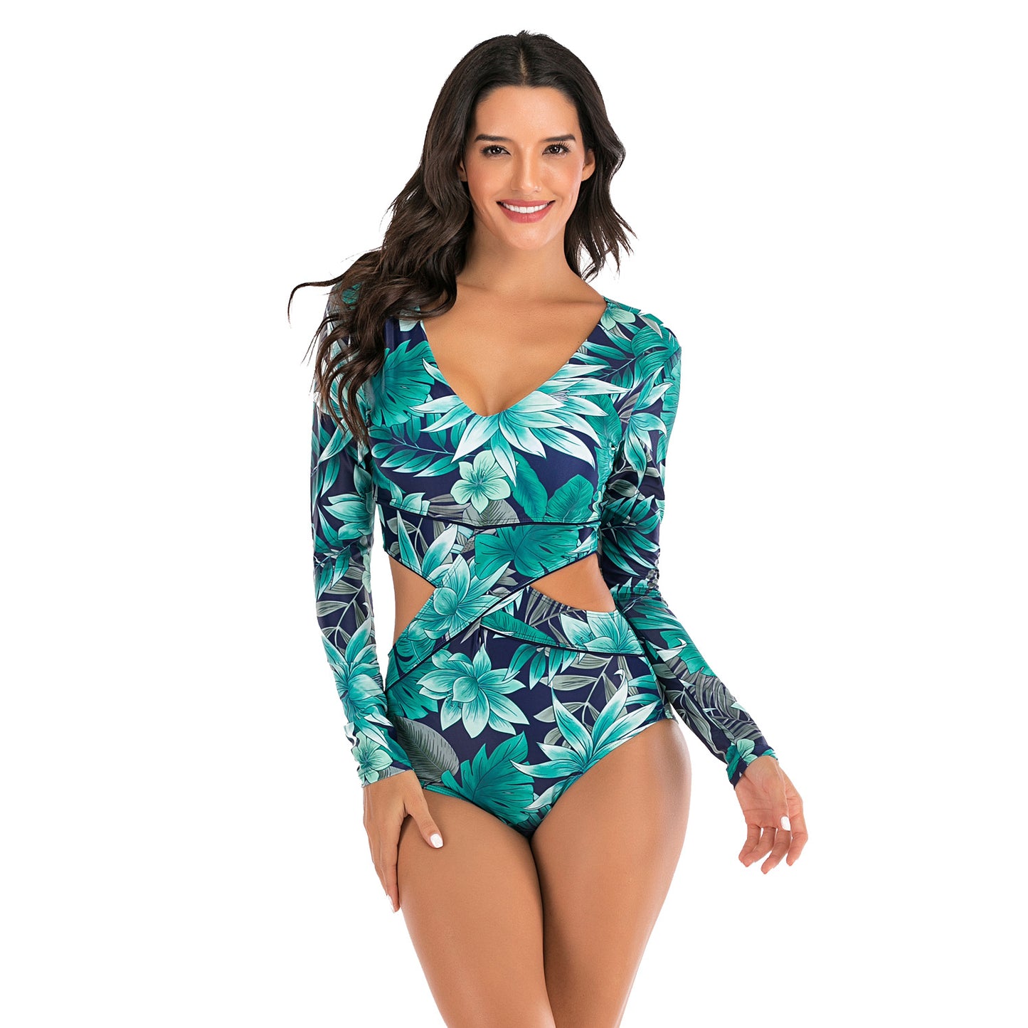 Long Sleeve Surfing Suit Sunscreen Women's Swimsuit Wetsuit Sexy Swimsuit