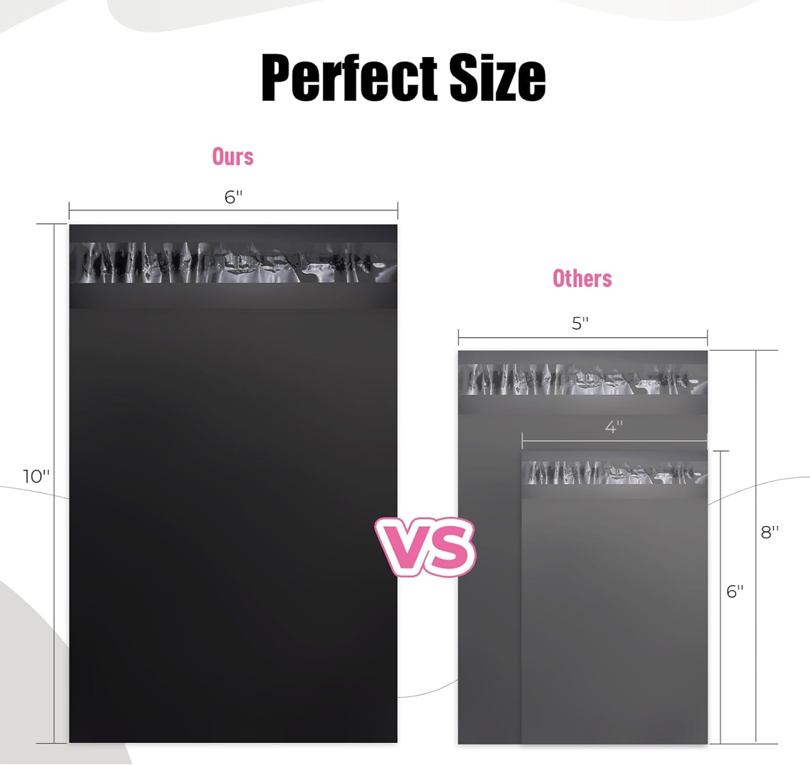 Comparison of two dishwashers with dimensions labeled on a white background.