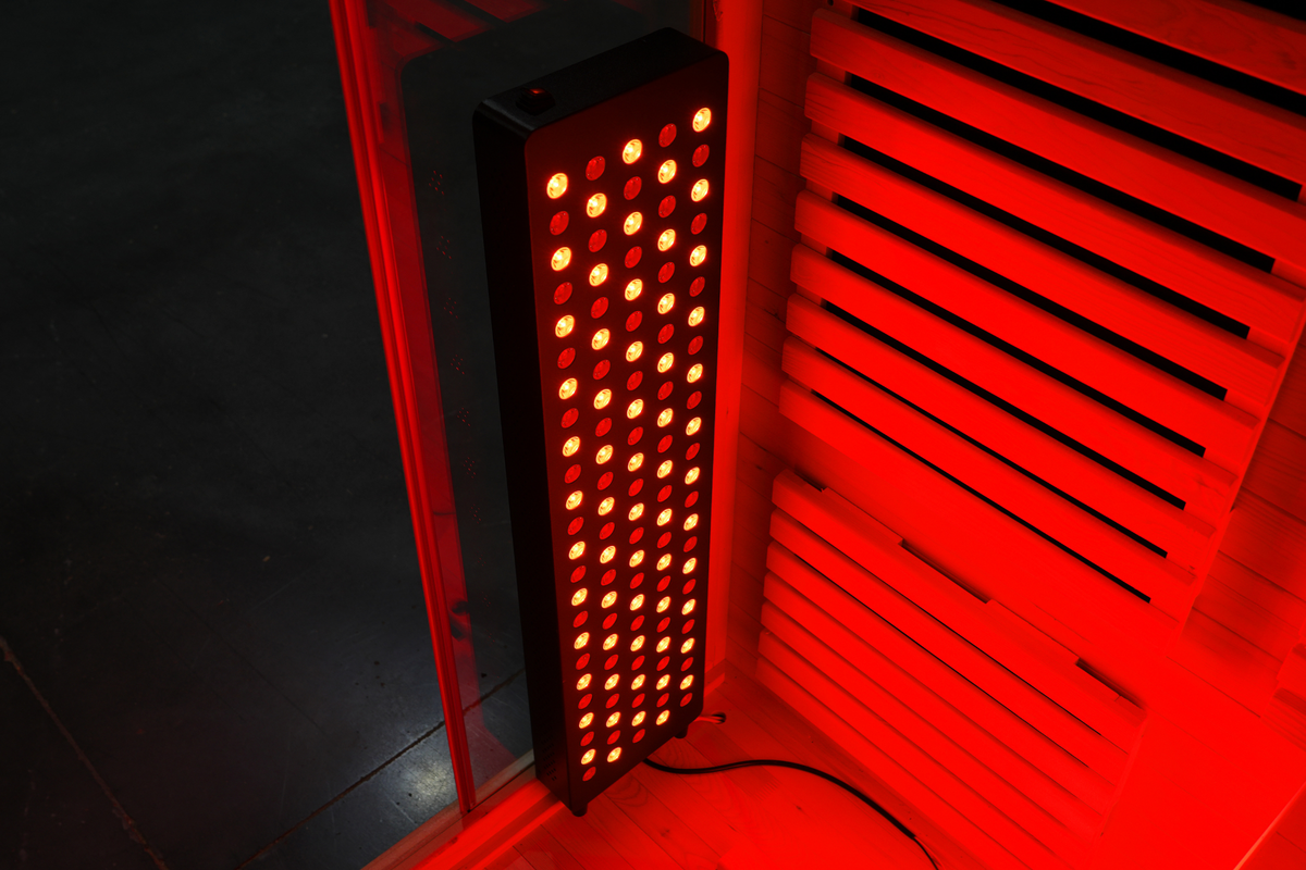 Blisspod | Venetian | Full Spectrum Indoor Premium Canadian Hemlock Ultra Low EMF Sauna | 11 Heaters | Chromotherapy & Reflexology | 3 Person
