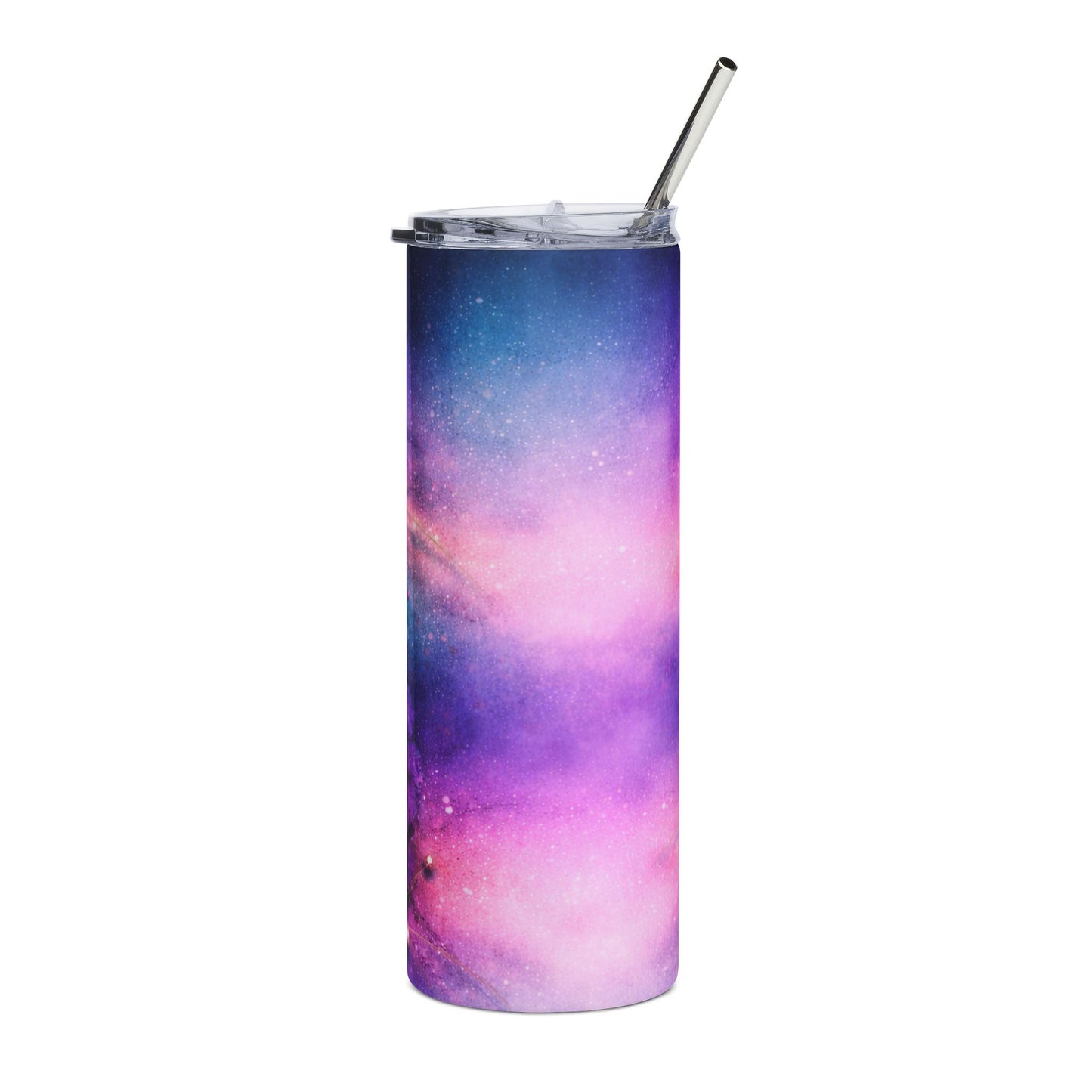 Teal Rose Galaxy Floral Stainless Steel Tumbler | 20oz
