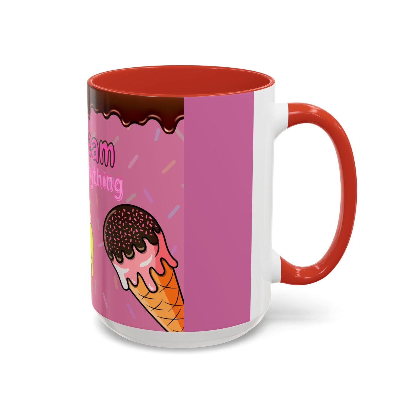 Ice Cream Solves Everything Coffee Mug - Fun Beverage Cup for Ice Cream Lovers, Gift for Holidays, Birthday, Summer