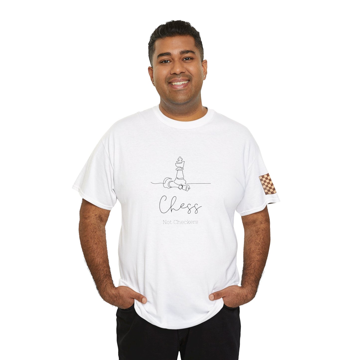 Chess Not Checkers Unisex Tee - Ethically Grown 100% Cotton - GILDAN