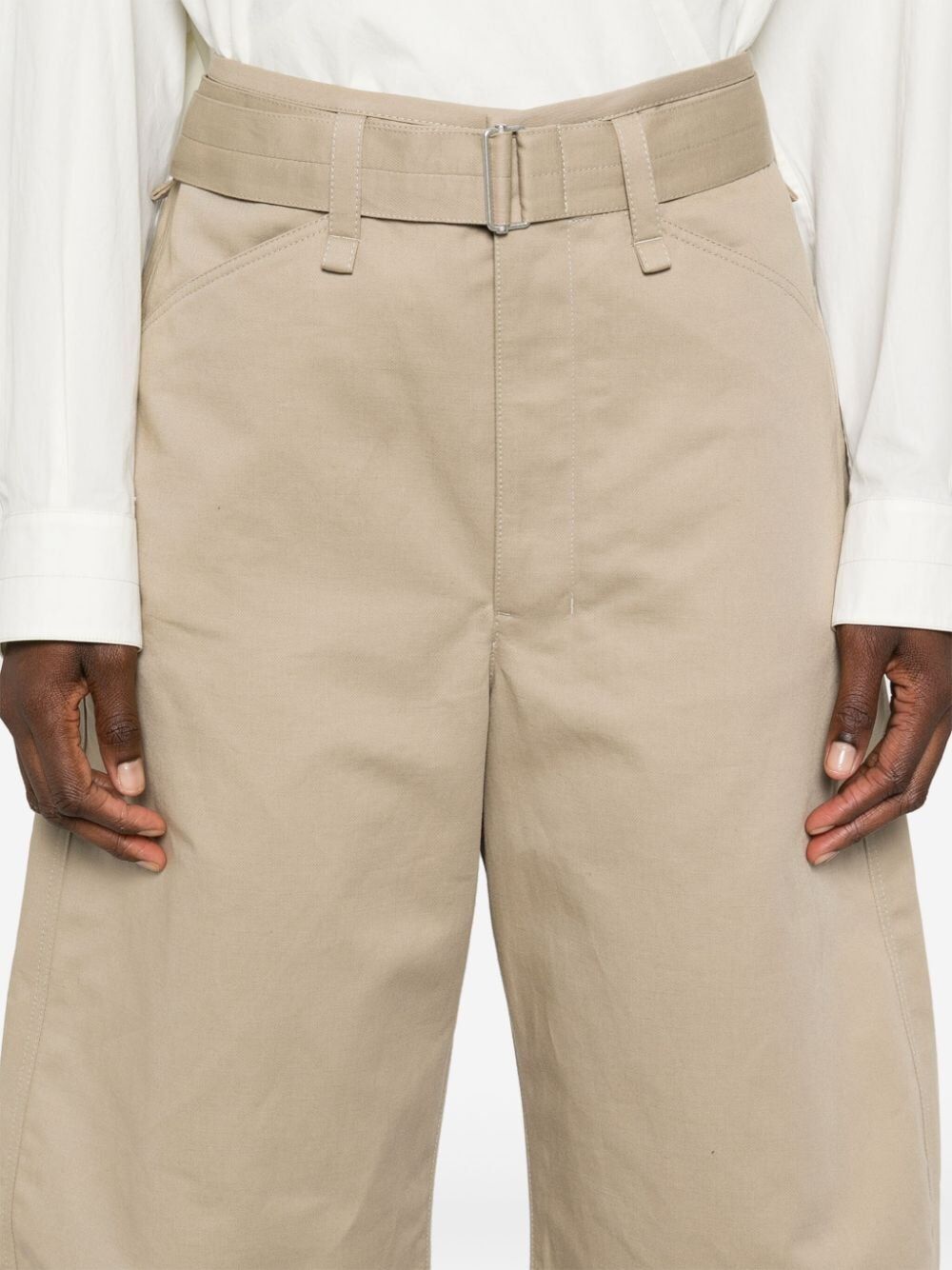Lemaire Women Belted Tapered Pants