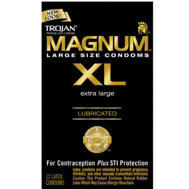 Trojan Magnum XL Lubricated Condoms-0