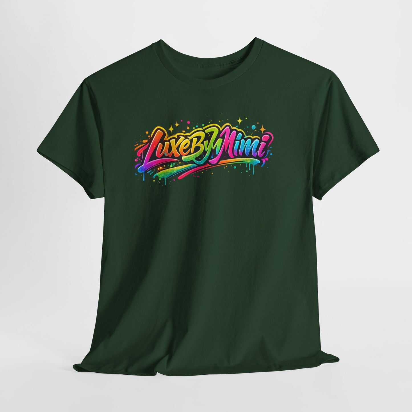 Graffiti Logo T-Shirt — 'Luxe By Mimi' Brand Colorful Streetwear Tee