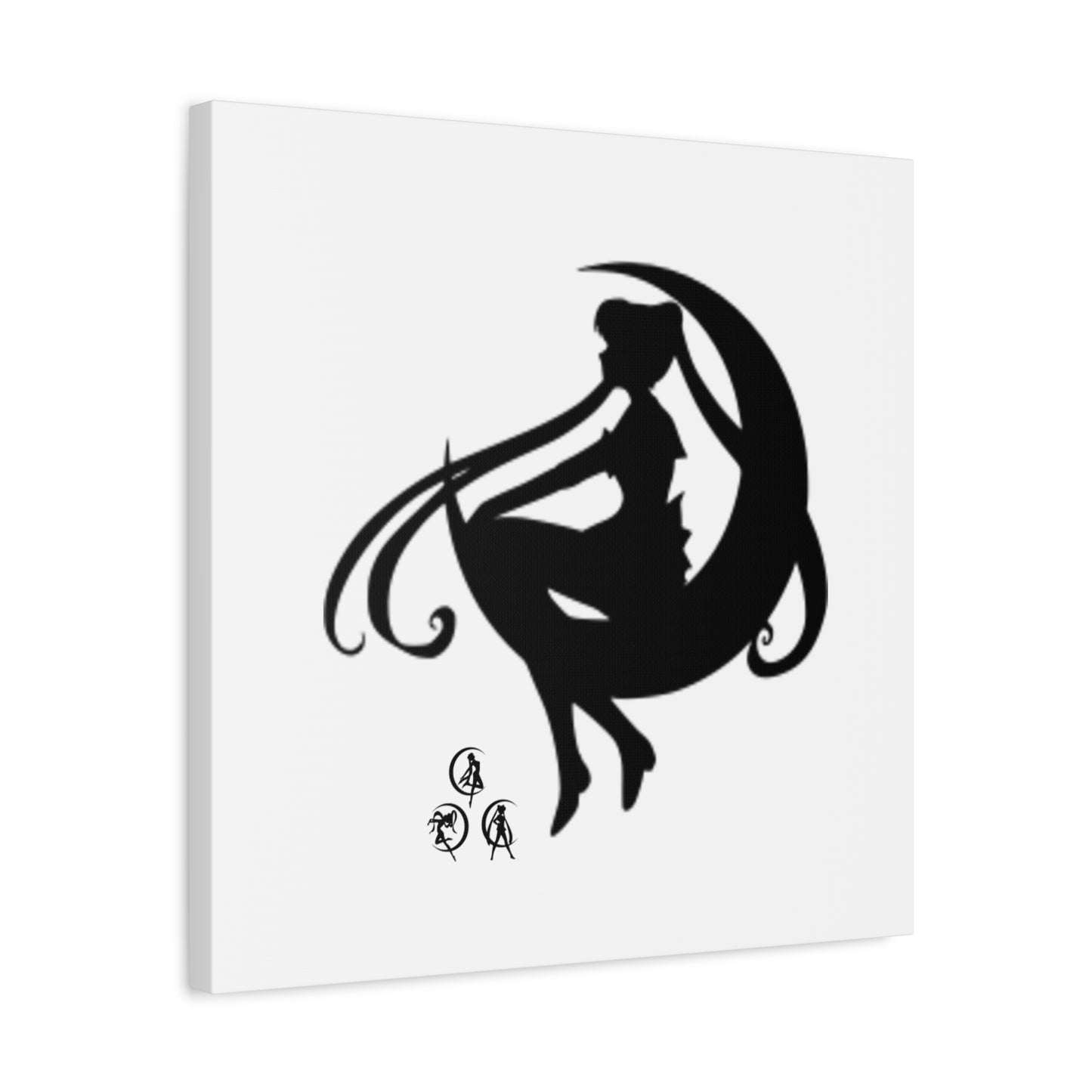 Moonlit Goddess Canvas Art, Modern Wall Decor, Fantasy Home Decor, Boho Aesthetic, Gift for Art Lovers