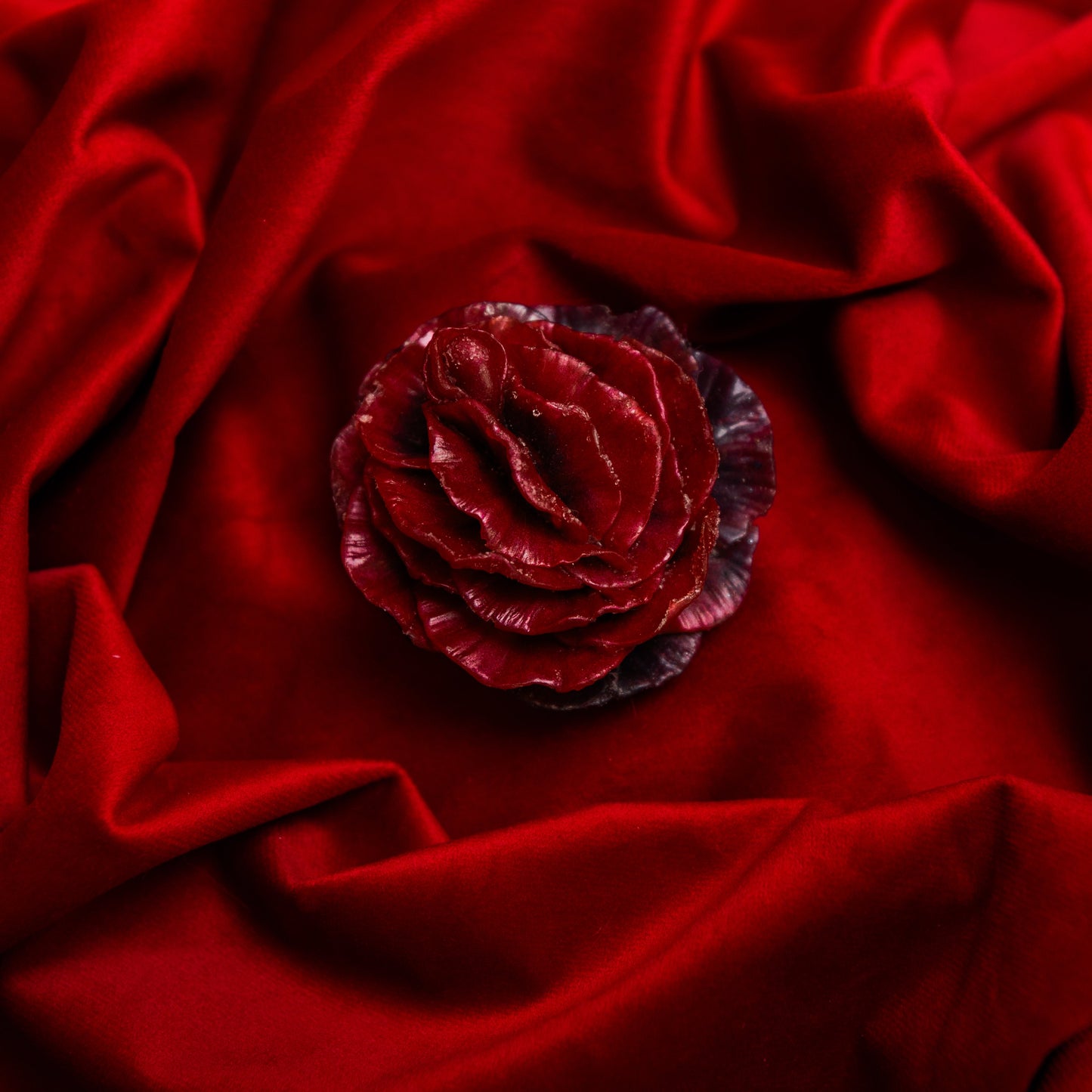Red Pussy Flower Soap