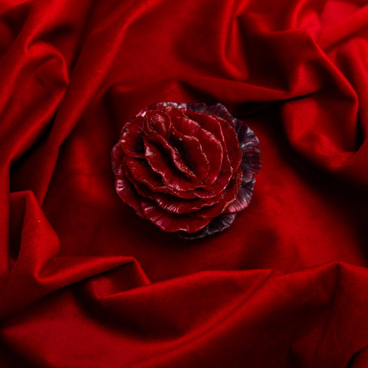 Red Pussy Flower Soap