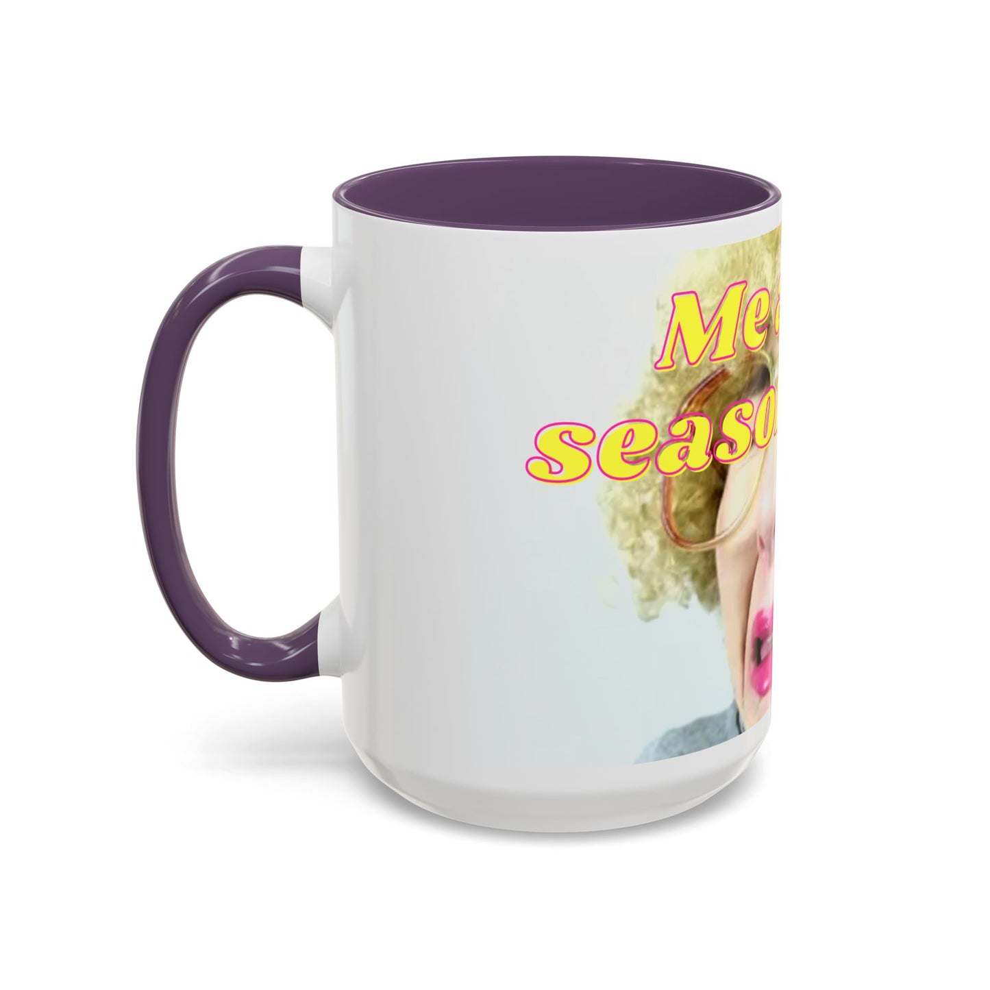 Humorous Accent Coffee Mug, "Me at the season finale", Funny Gift for TV Lovers, Comedy Merchandise, Unique Birthday Present, Fun Housewarming Mug