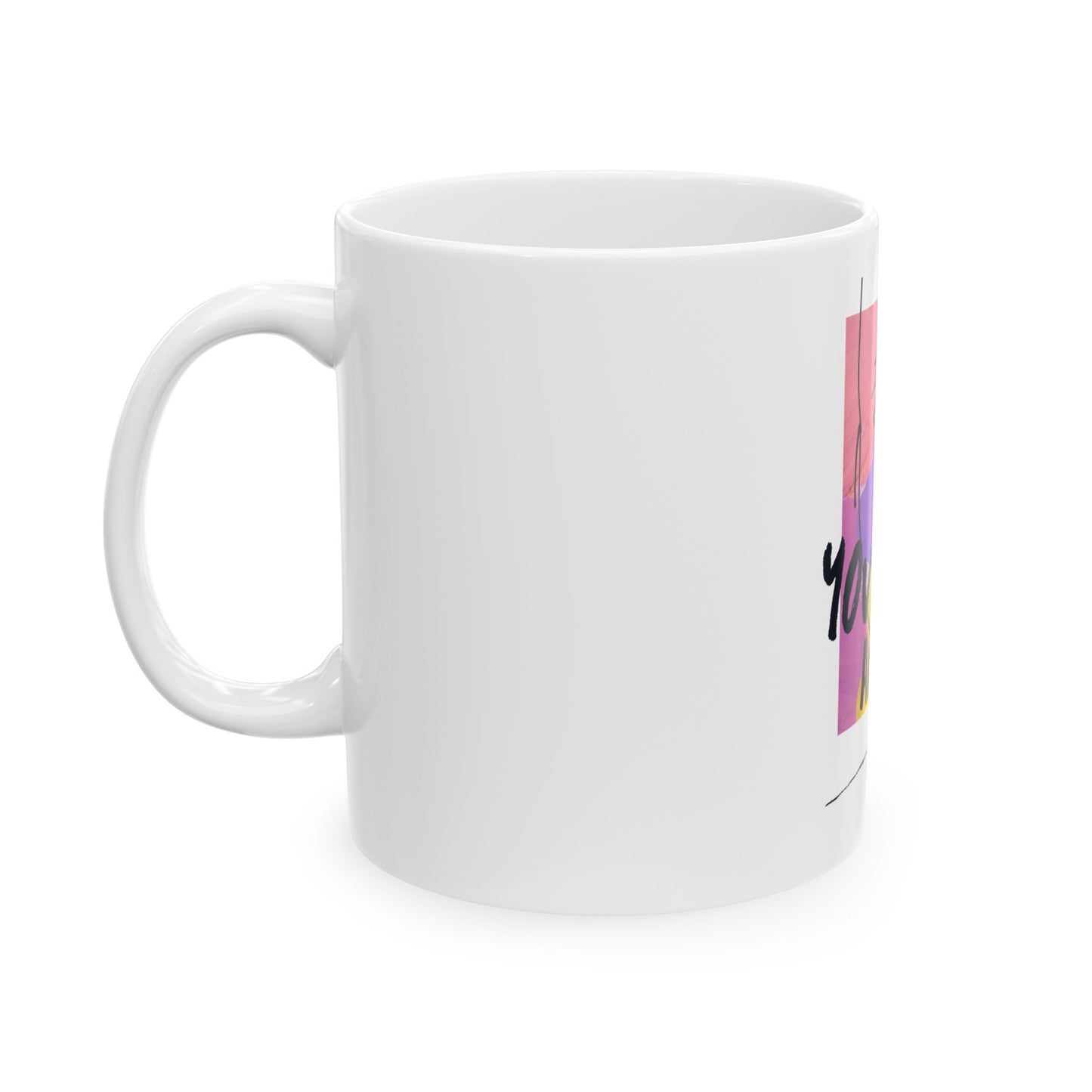 Artistic Ceramic Mug: "You Are Art" Coffee Cup for Artists, Creative Souls, Gift for Art Lovers, Inspirational Drinkware