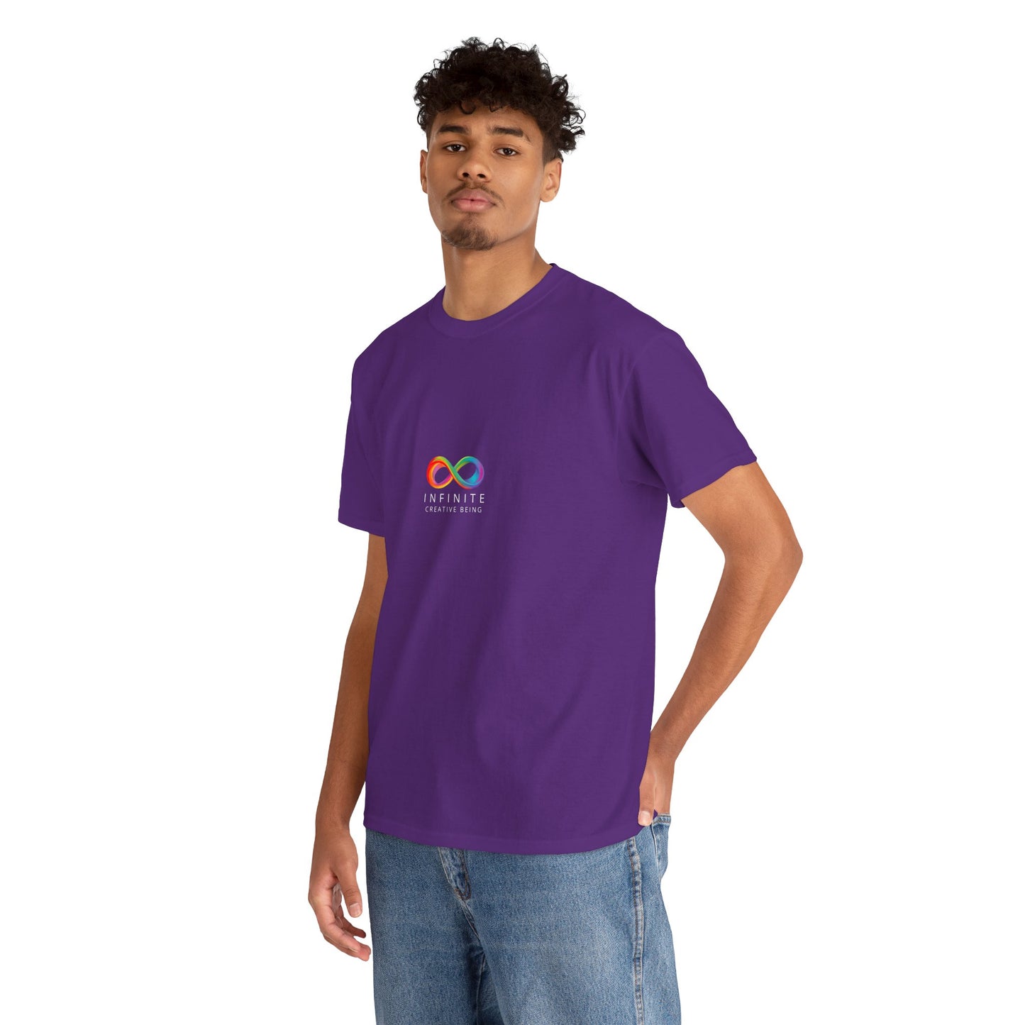 Colorful Infinite Creative Being Unisex Tee, Inclusive Fashion, Everyday Casual Wear, Gift for Friends