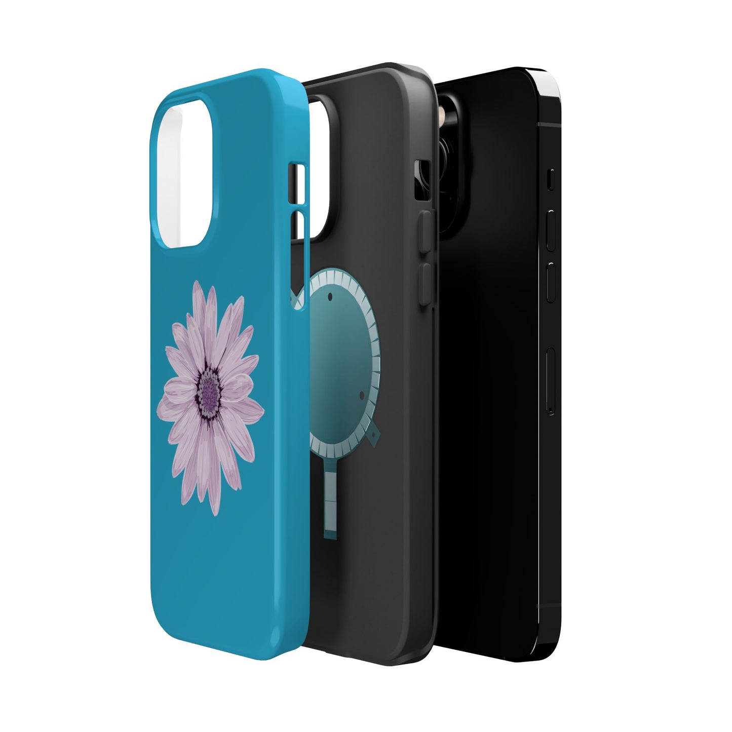 Magnetic Phone Cases with Floral Design, Impact-Resistant Accessories, Stylish Tech Protection, Gifts for Her, Unique Cell Phone Cases