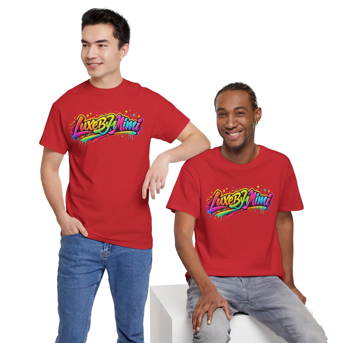 Graffiti Logo T-Shirt — 'Luxe By Mimi' Brand Colorful Streetwear Tee