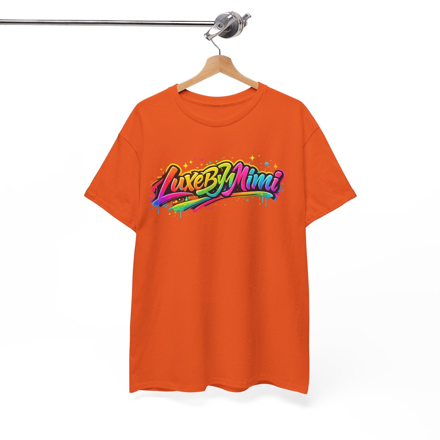 Graffiti Logo T-Shirt — 'Luxe By Mimi' Brand Colorful Streetwear Tee