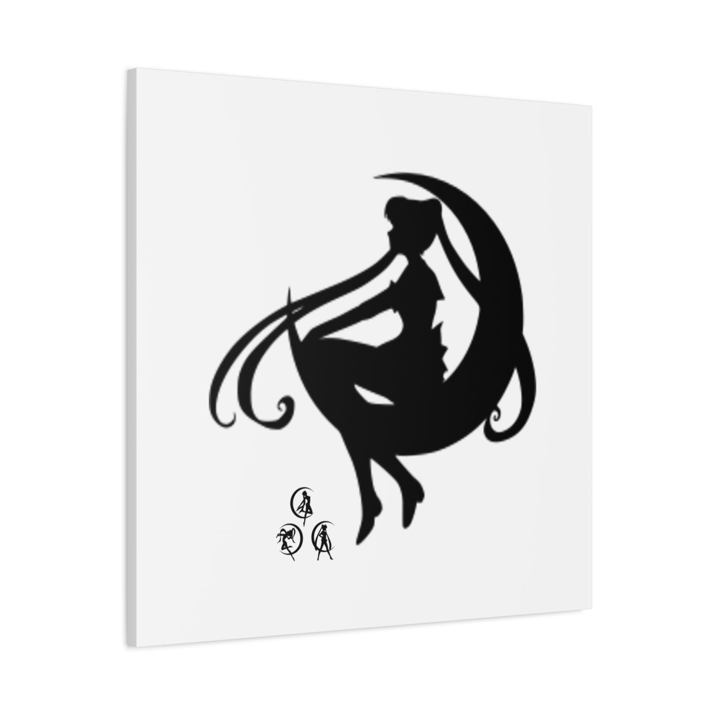 Moonlit Goddess Canvas Art, Modern Wall Decor, Fantasy Home Decor, Boho Aesthetic, Gift for Art Lovers
