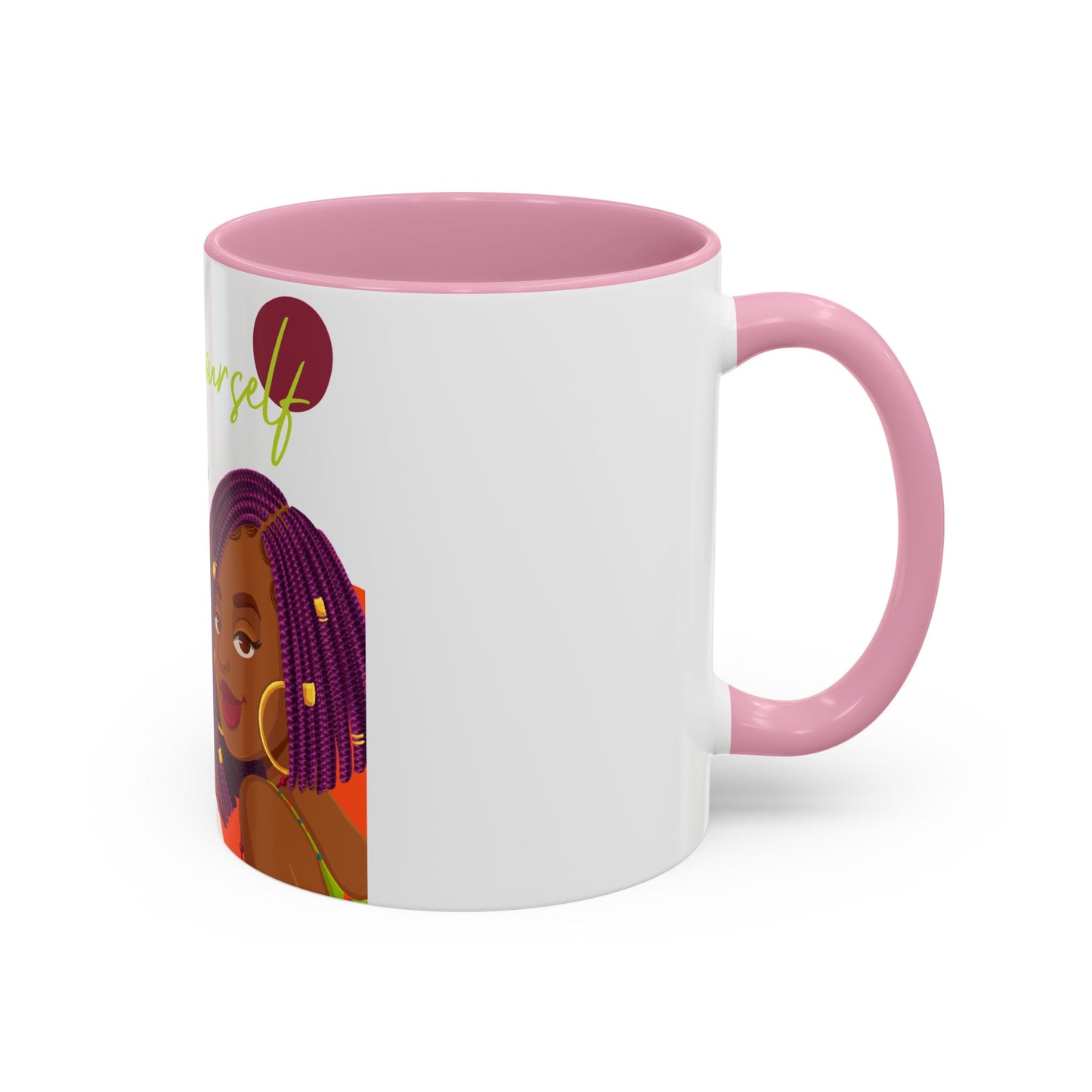 Colorful Be Yourself Mug, Inspirational Coffee Cup, Gift for Friends, Empowerment Mug, Unique Art Mug, Perfect for Birthdays