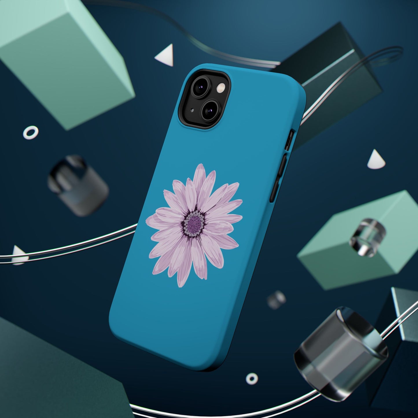 Magnetic Phone Cases with Floral Design, Impact-Resistant Accessories, Stylish Tech Protection, Gifts for Her, Unique Cell Phone Cases