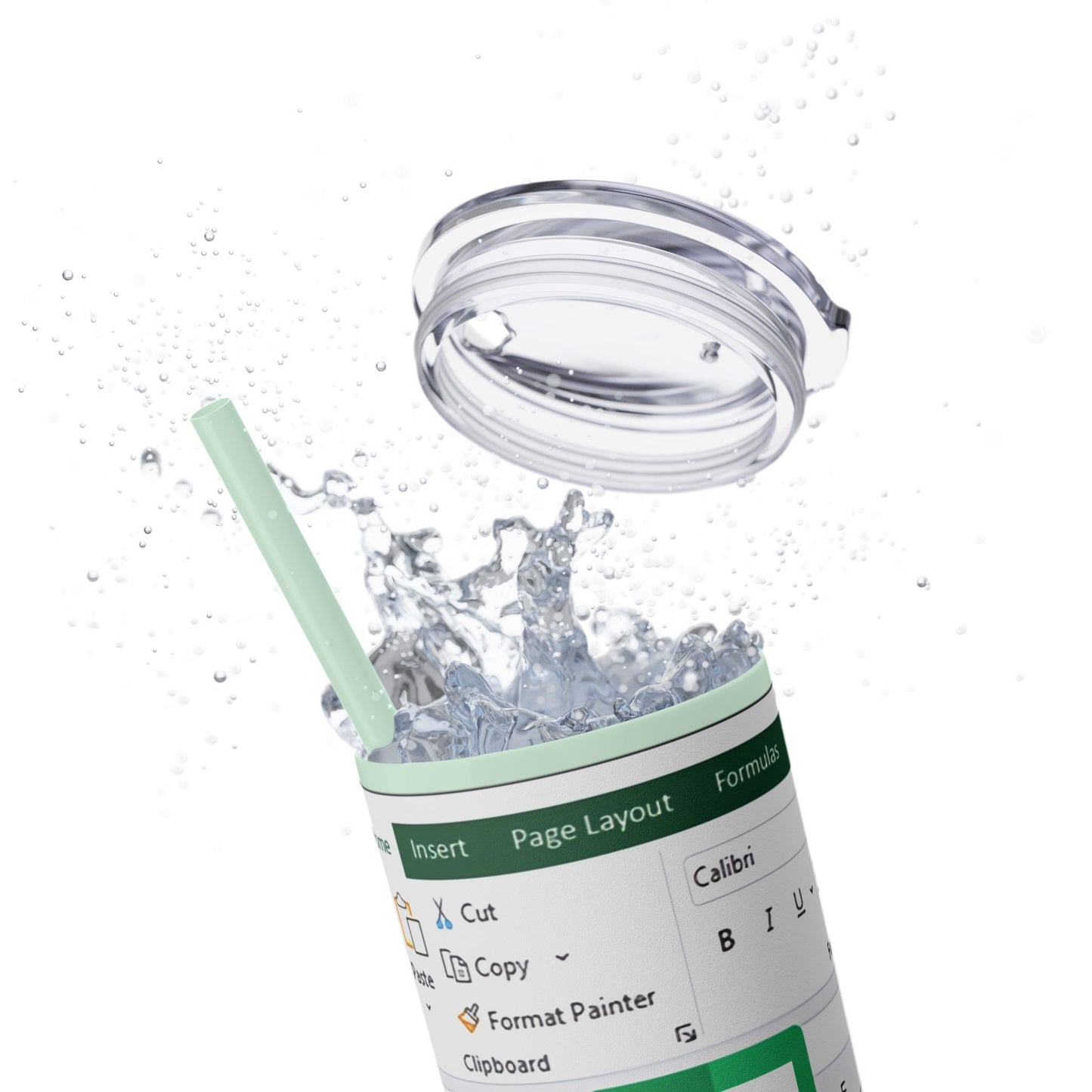 Freak in the Sheets Spreadsheet Themed Tumbler, 20oz Gift for Students, Accountants, Office Humor, Funny Drinkware