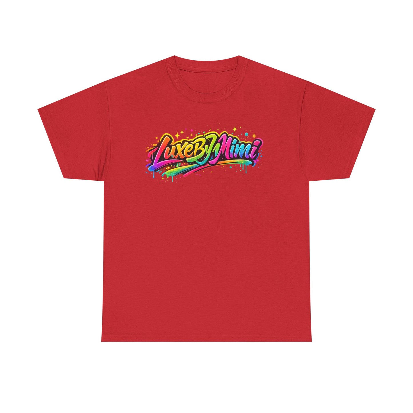 Graffiti Logo T-Shirt — 'Luxe By Mimi' Brand Colorful Streetwear Tee