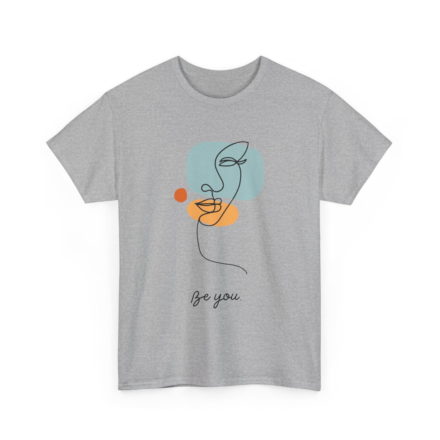 Minimalist Be You Tee, Unisex Cotton T-Shirt, Inspirational Graphic Tee, Gift for Friends, Casual Everyday Wear, Self-Love Apparel