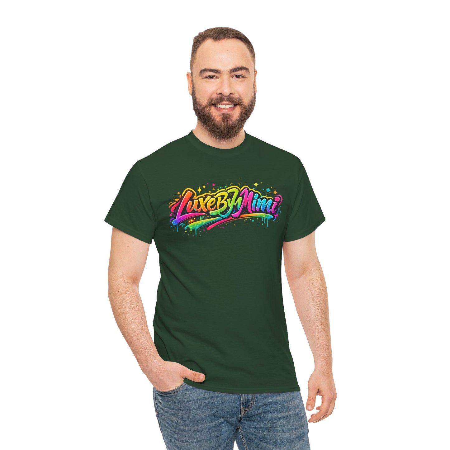 Graffiti Logo T-Shirt — 'Luxe By Mimi' Brand Colorful Streetwear Tee