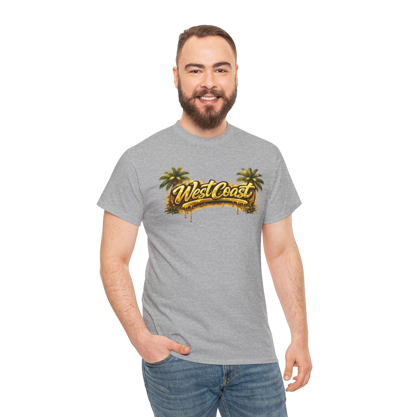 West Coast Palm Tree T-Shirt — Retro Surf Vibe Tee