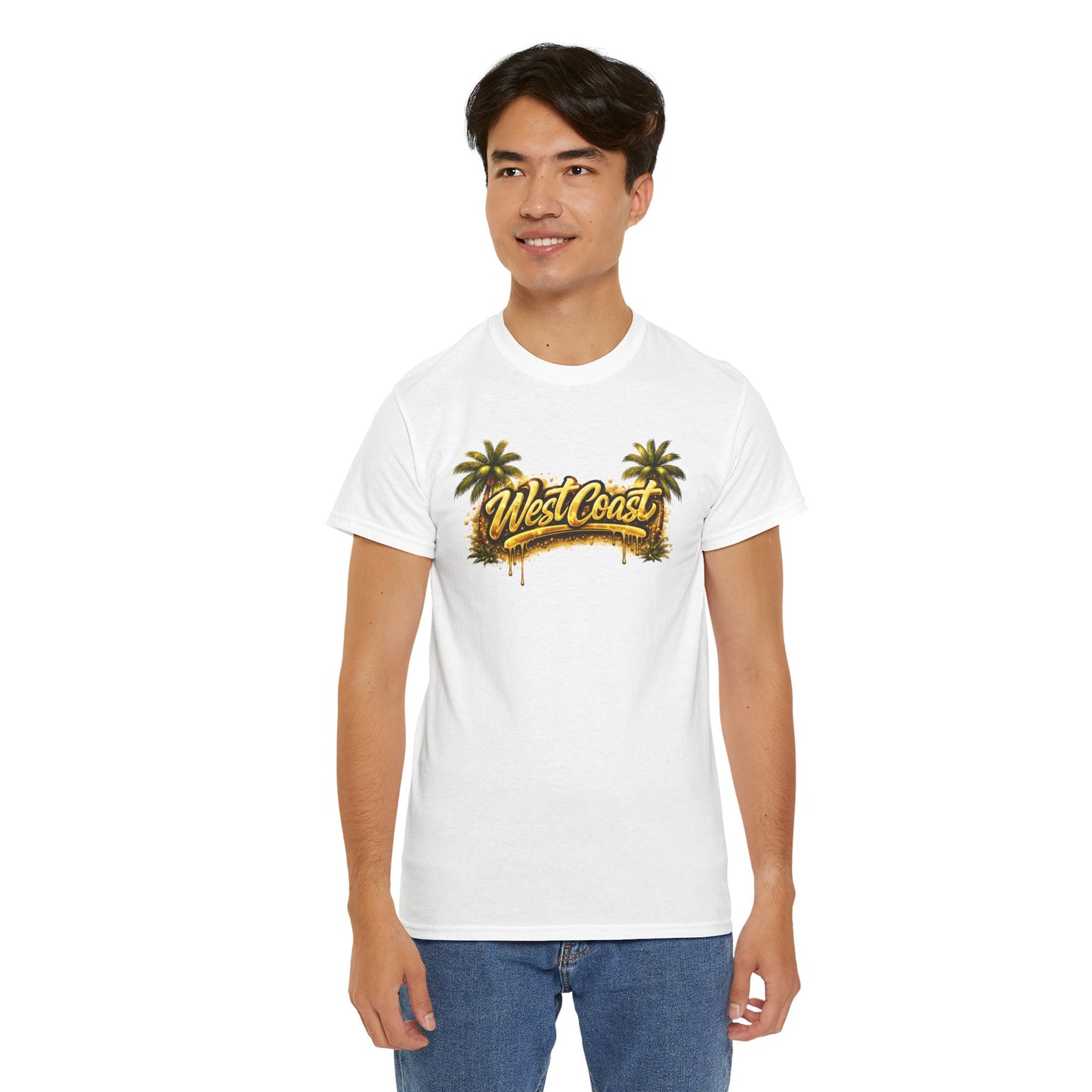 West Coast Palm Tree T-Shirt — Retro Surf Vibe Tee