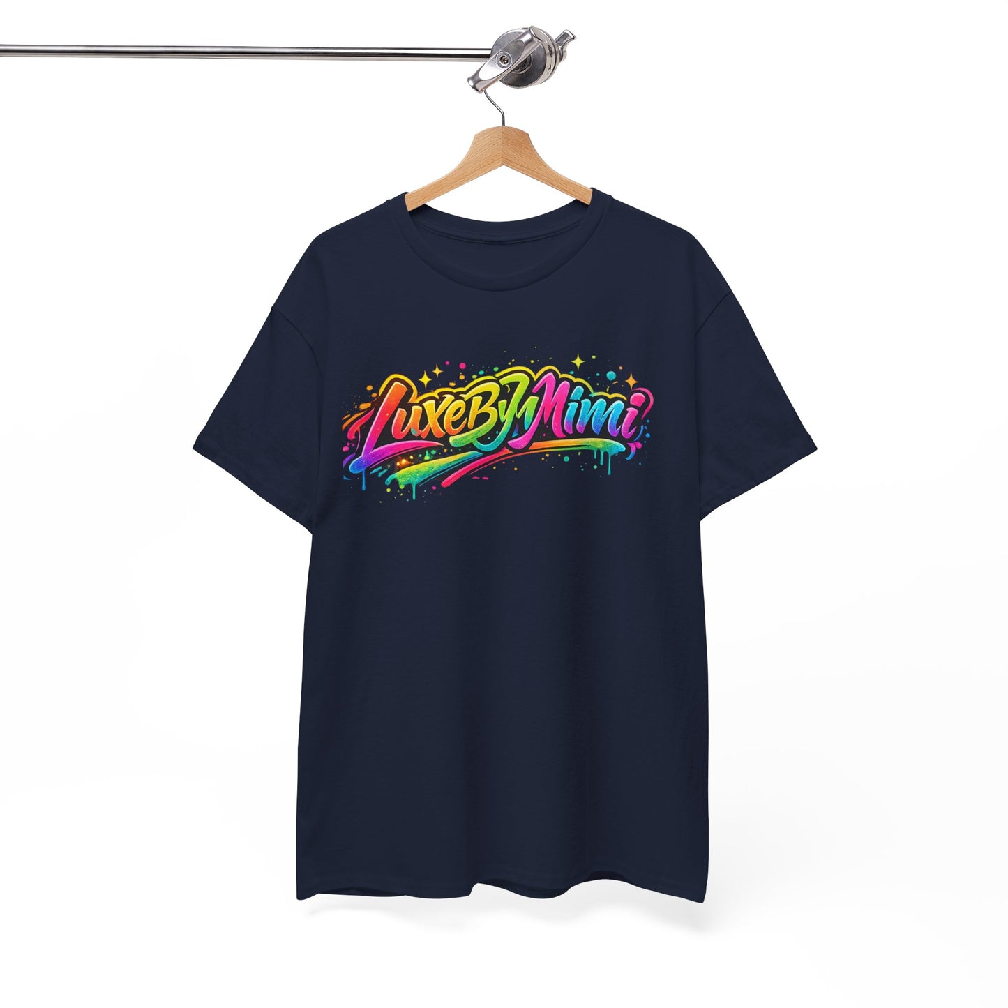 Graffiti Logo T-Shirt — 'Luxe By Mimi' Brand Colorful Streetwear Tee
