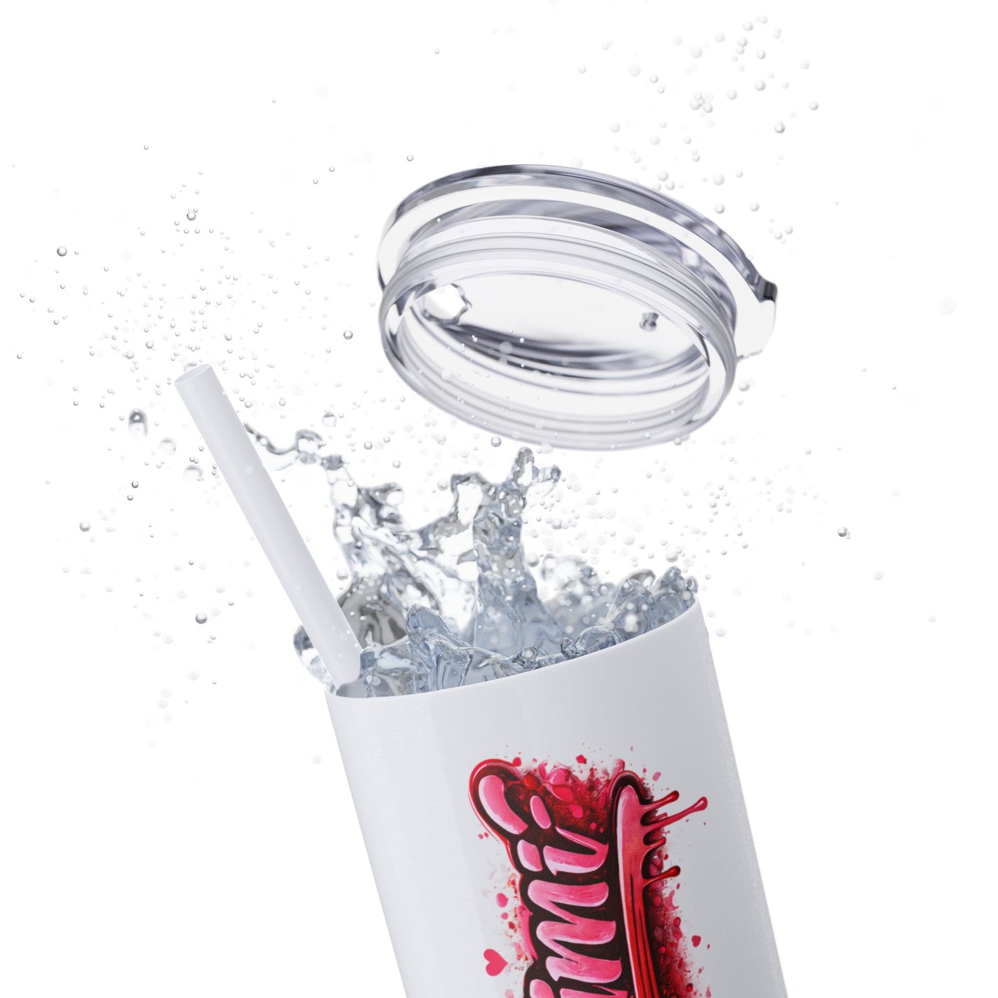 Skinny Tumbler – 'Lake & Lemons' Red Script 20oz Insulated Straw Tumbler