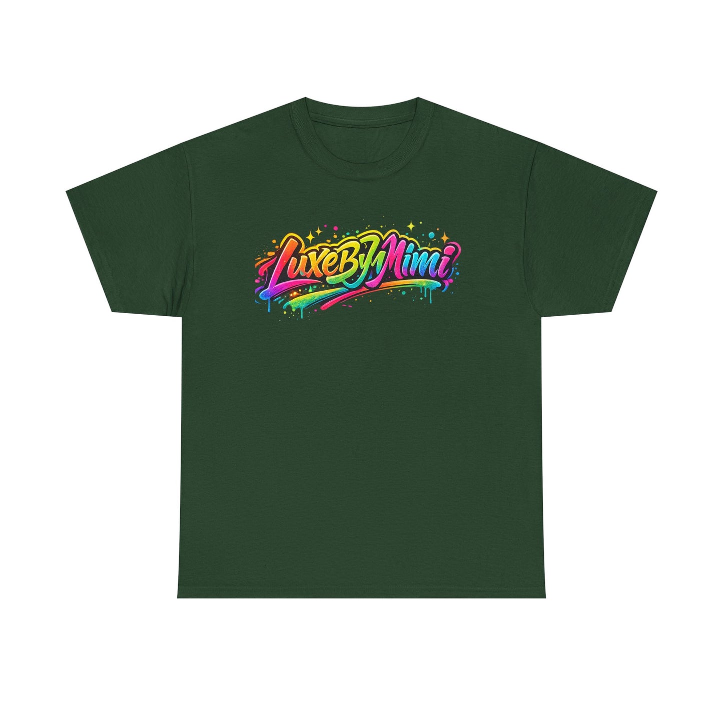 Graffiti Logo T-Shirt — 'Luxe By Mimi' Brand Colorful Streetwear Tee