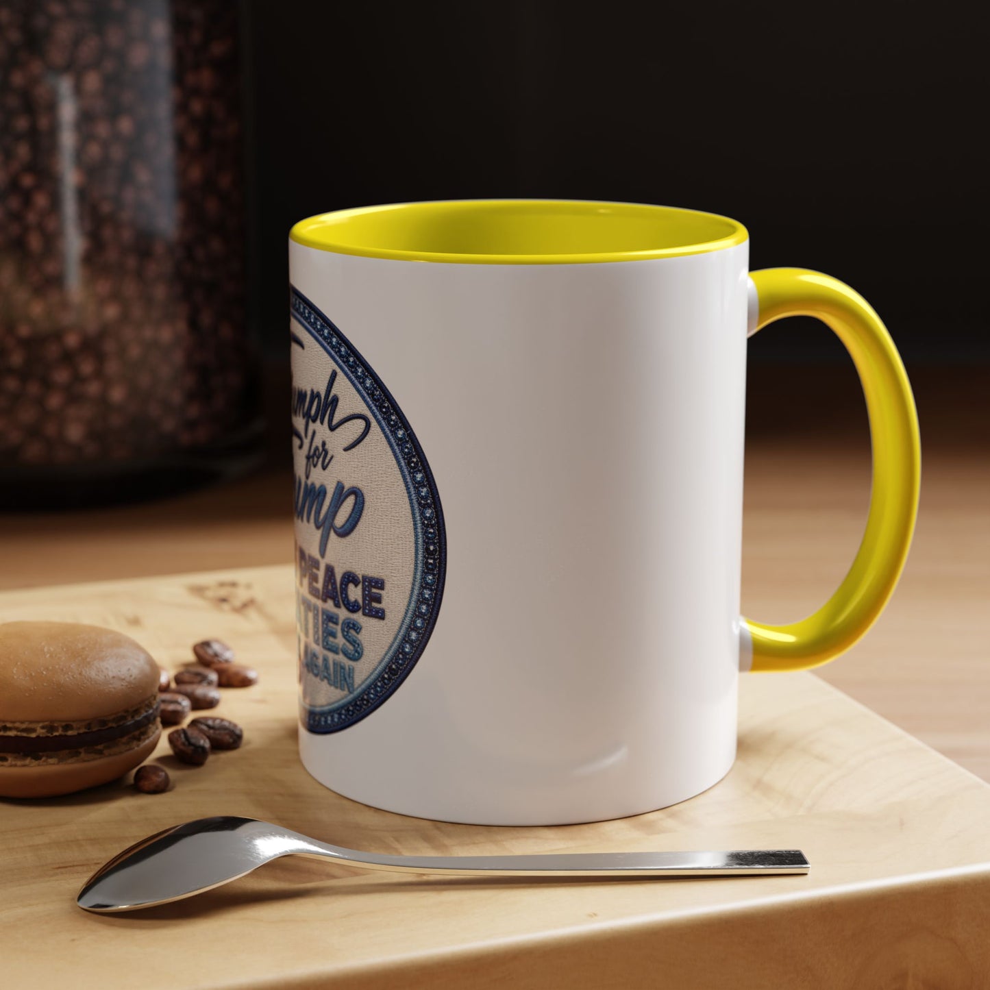 Make Peace Treaties Mug — "Triumph for Trump" Political Coffee Cup (11/15oz)