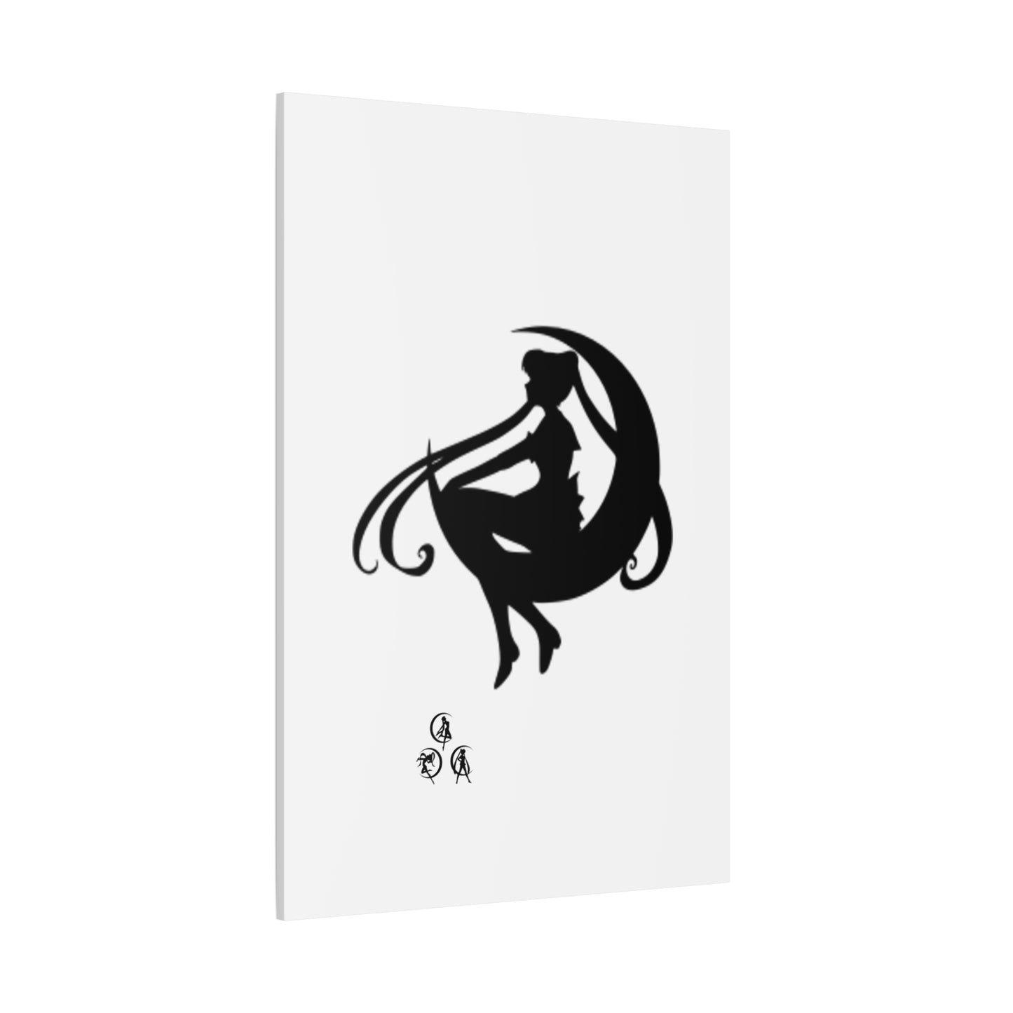 Moonlit Goddess Canvas Art, Modern Wall Decor, Fantasy Home Decor, Boho Aesthetic, Gift for Art Lovers
