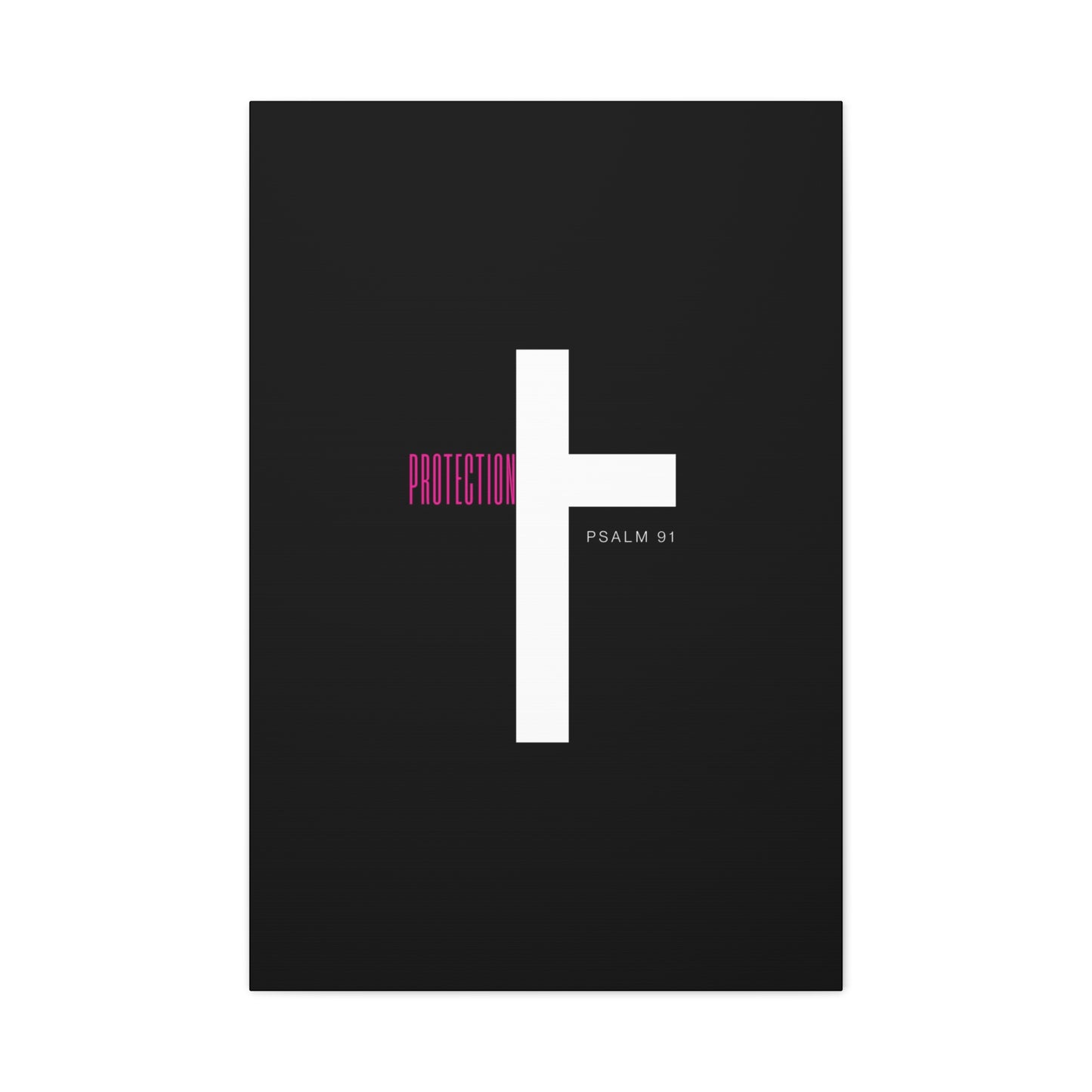 Faith-Inspired Canvas Print - Psalm 91, Home Decor, Wall Art, Christian Gift, Inspirational Decoration