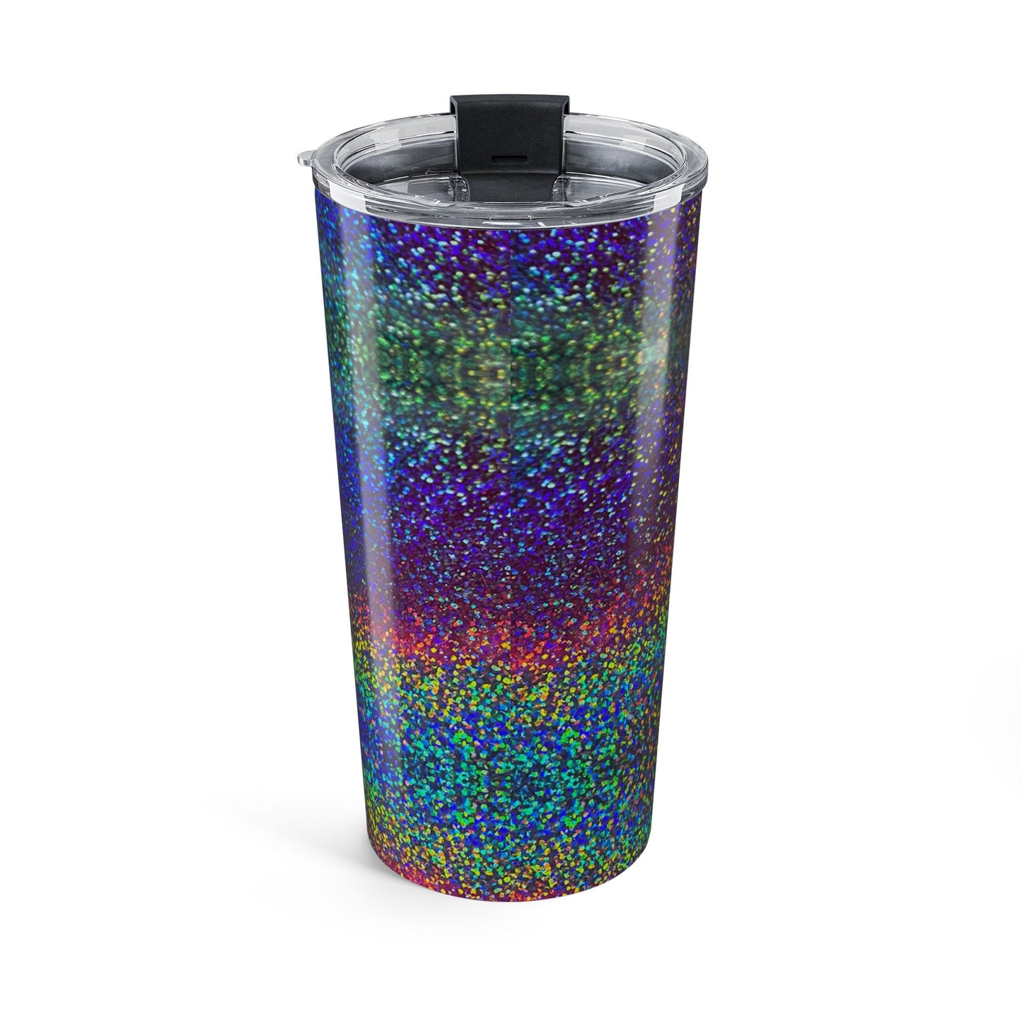 Personalized Sparkle Name Tumbler 20oz | Glitter Rainbow Ombre Drinkware