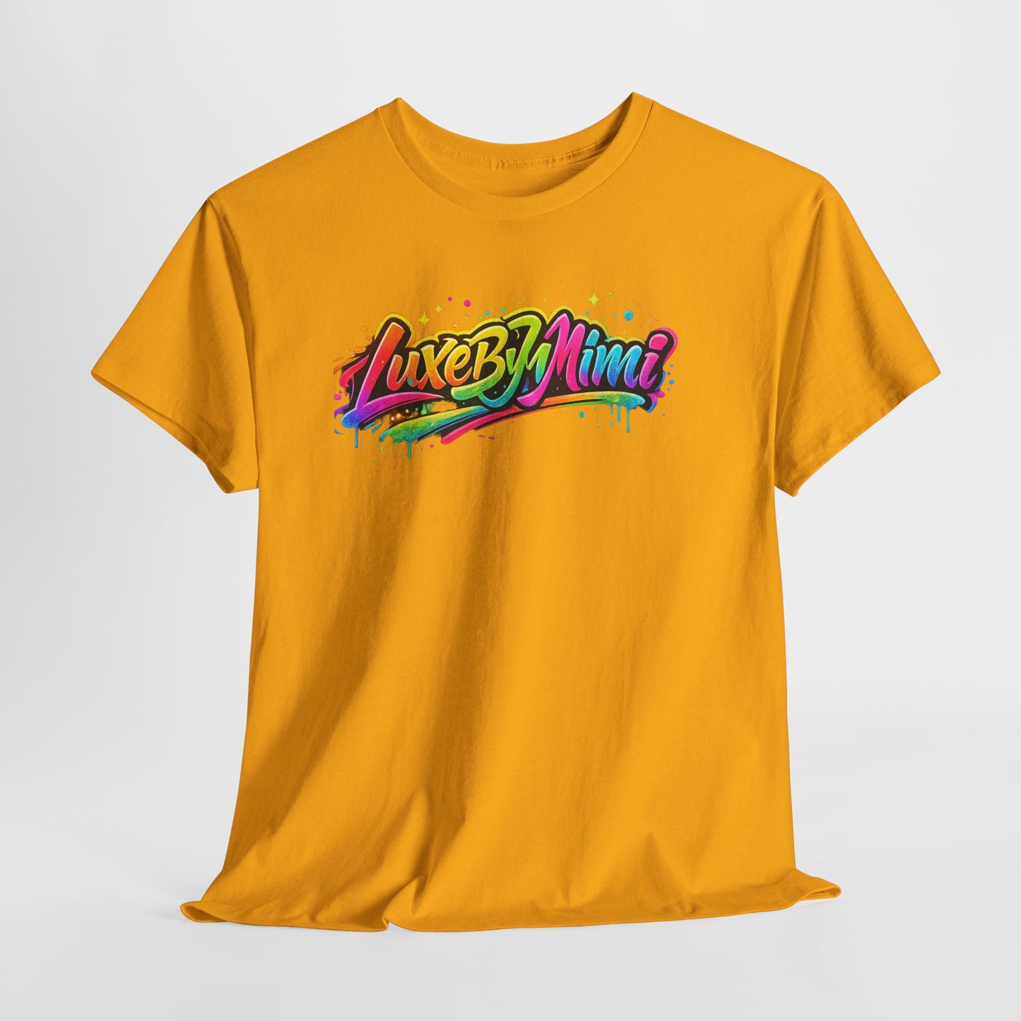 Graffiti Logo T-Shirt — 'Luxe By Mimi' Brand Colorful Streetwear Tee
