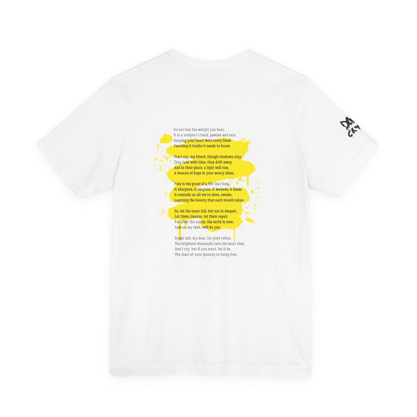 Inspirational Unisex Short Sleeve Tee - Journey to Self-Love & Empowerment