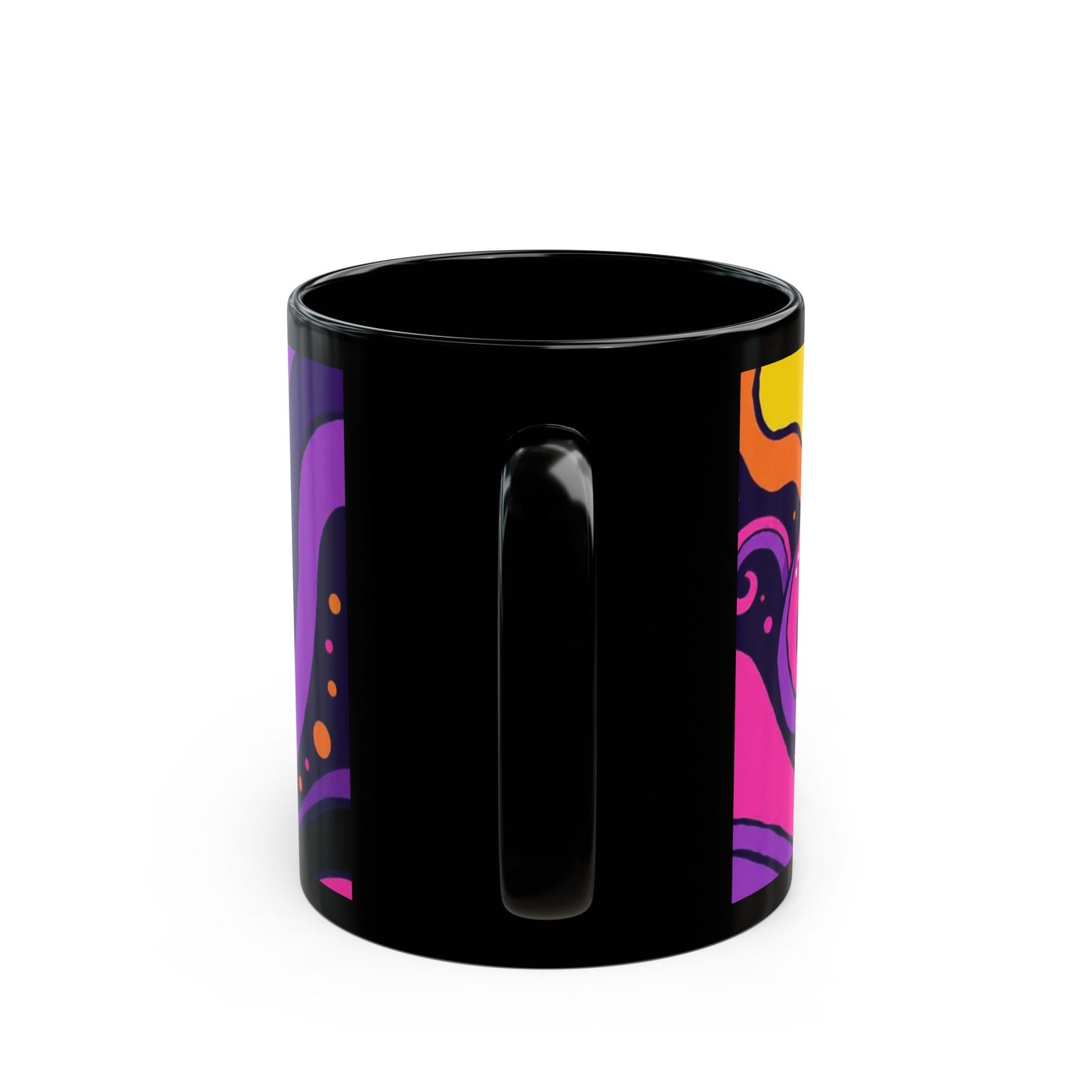 Cosmic Woman of the Night Bold Artistic Black Mug with Colorful Woman Illustration, Gift for Coffee Lovers, Perfect for Birthdays or Celebrations, Unique [...]