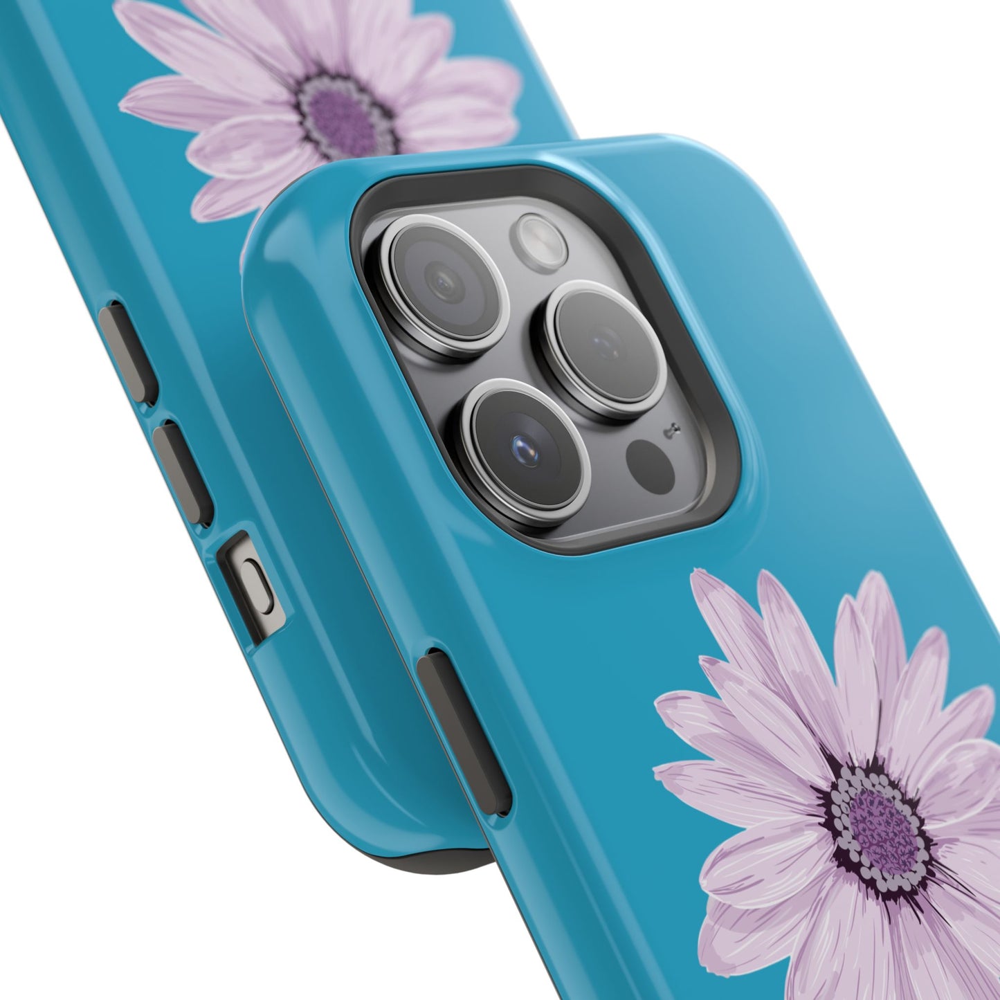 Magnetic Phone Cases with Floral Design, Impact-Resistant Accessories, Stylish Tech Protection, Gifts for Her, Unique Cell Phone Cases