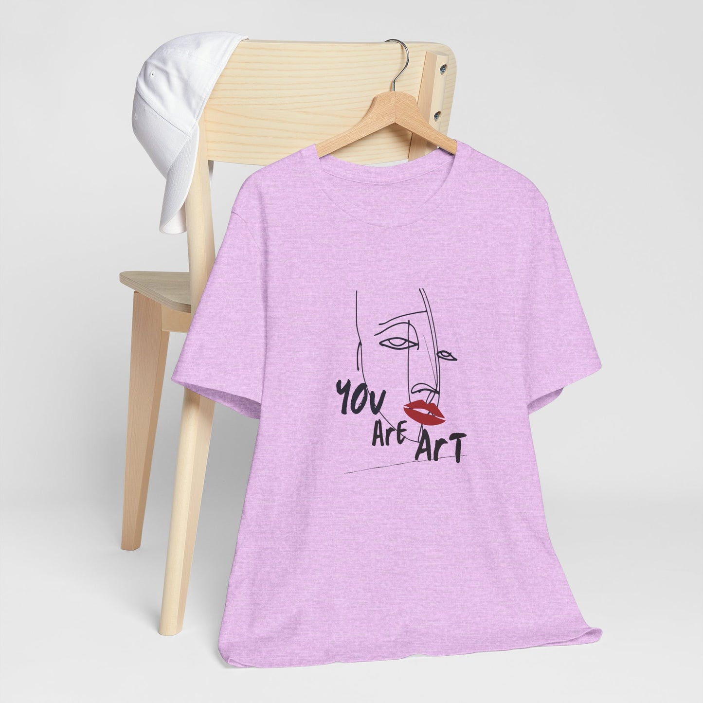 Artistic Expression Unisex Tee - You Are Art, Creative Gift, Casual Wear, Modern Design, Art Lover's Shirt