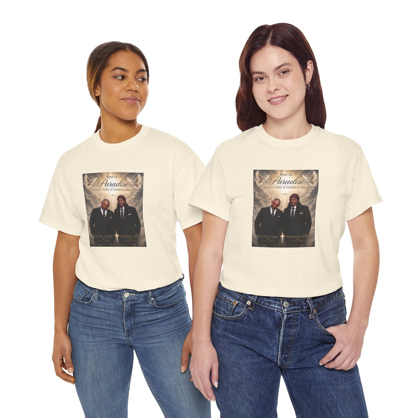 Memorial Tribute Tee — "Rest in Paradise" Funeral Remembrance Shirt