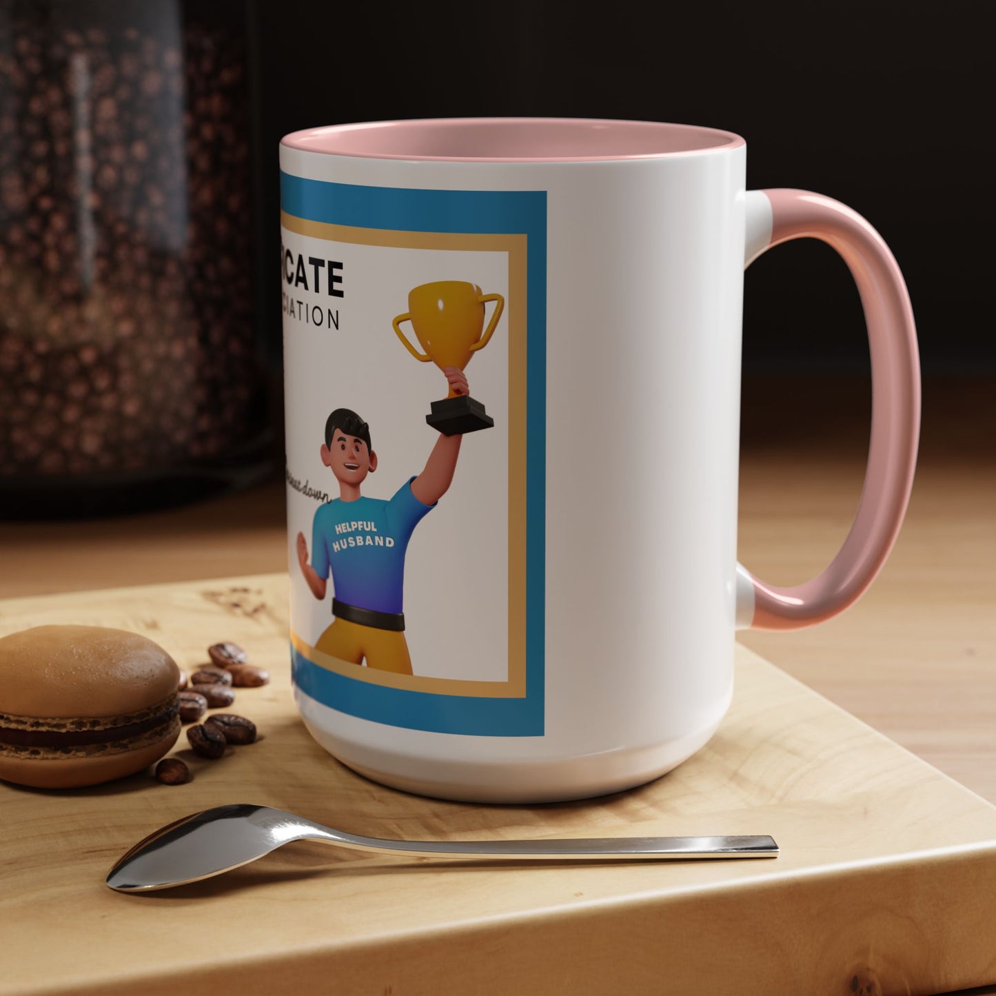 Appreciation Coffee Mug, Leave the Toilet Seat Down, Perfect Gift for Husband, Funny Mug, Award Mug, Cute Office Mug, 11oz & 15oz Options, Motivational Mug
