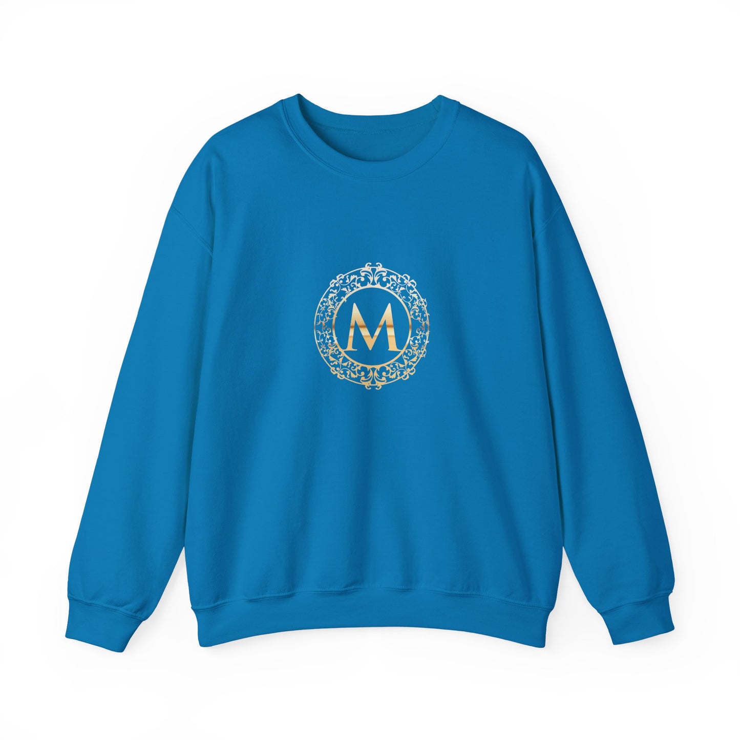 M LOGO - Mia Pruitt Monogrammed Heavy Blend Crewneck Sweatshirt
