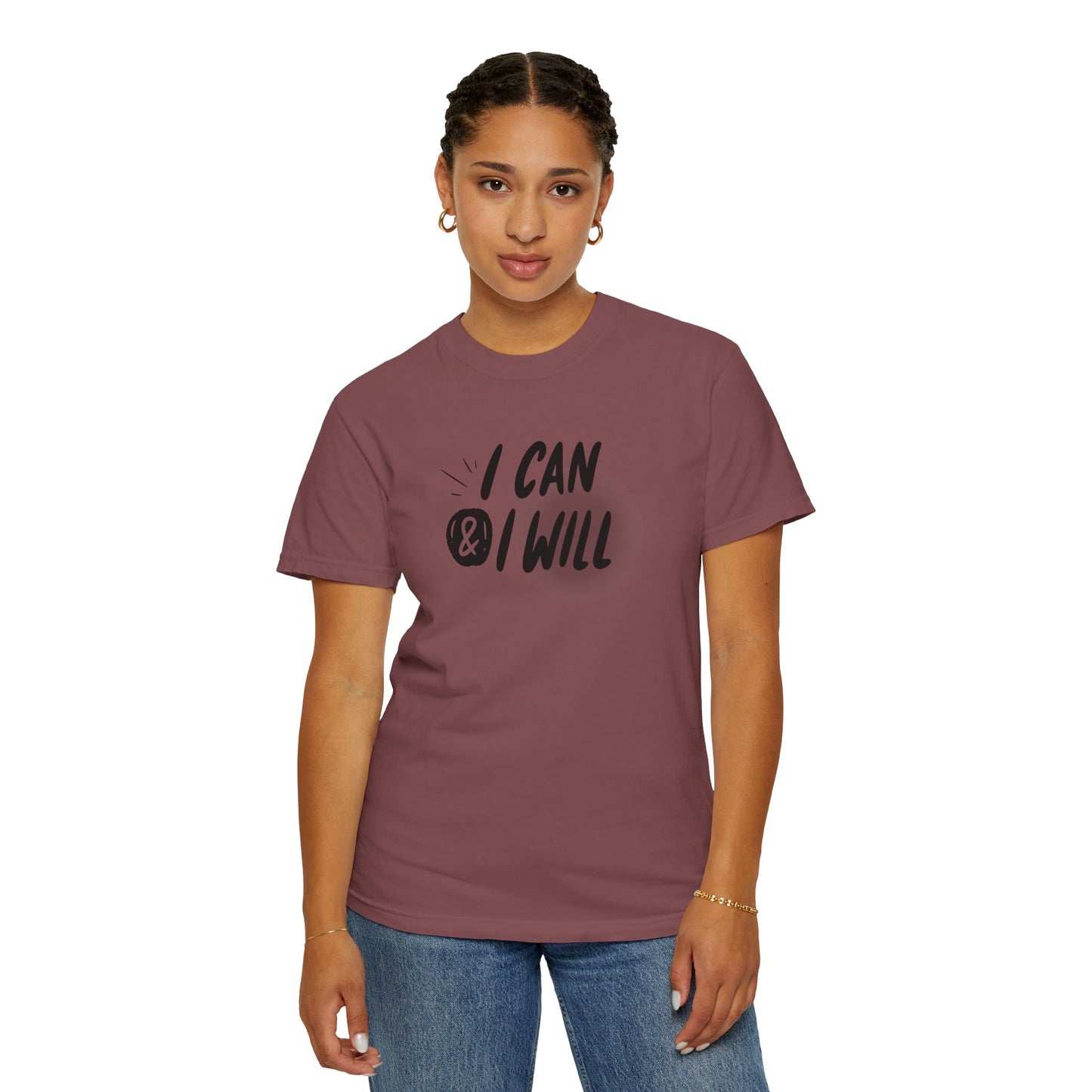 Motivational T-Shirt - Unisex Garment-Dyed Tee, Inspiring Quote, Gift for Friends, Workout Gear, Positive Affirmation Apparel