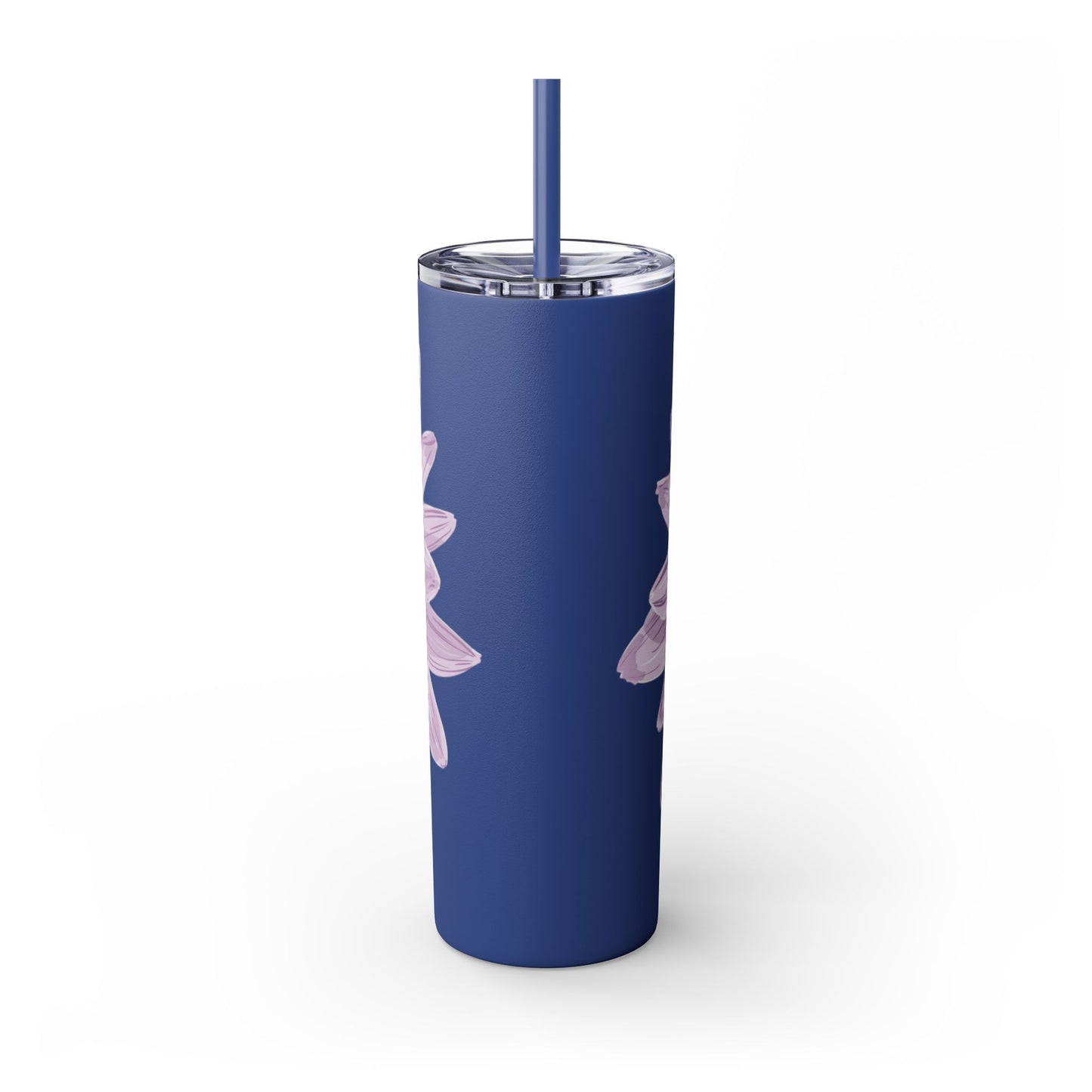 Floral Skinny Tumbler, 20oz - Stylish Drinkware for Home, Office, Gifts, Party Favors, Spring Decor