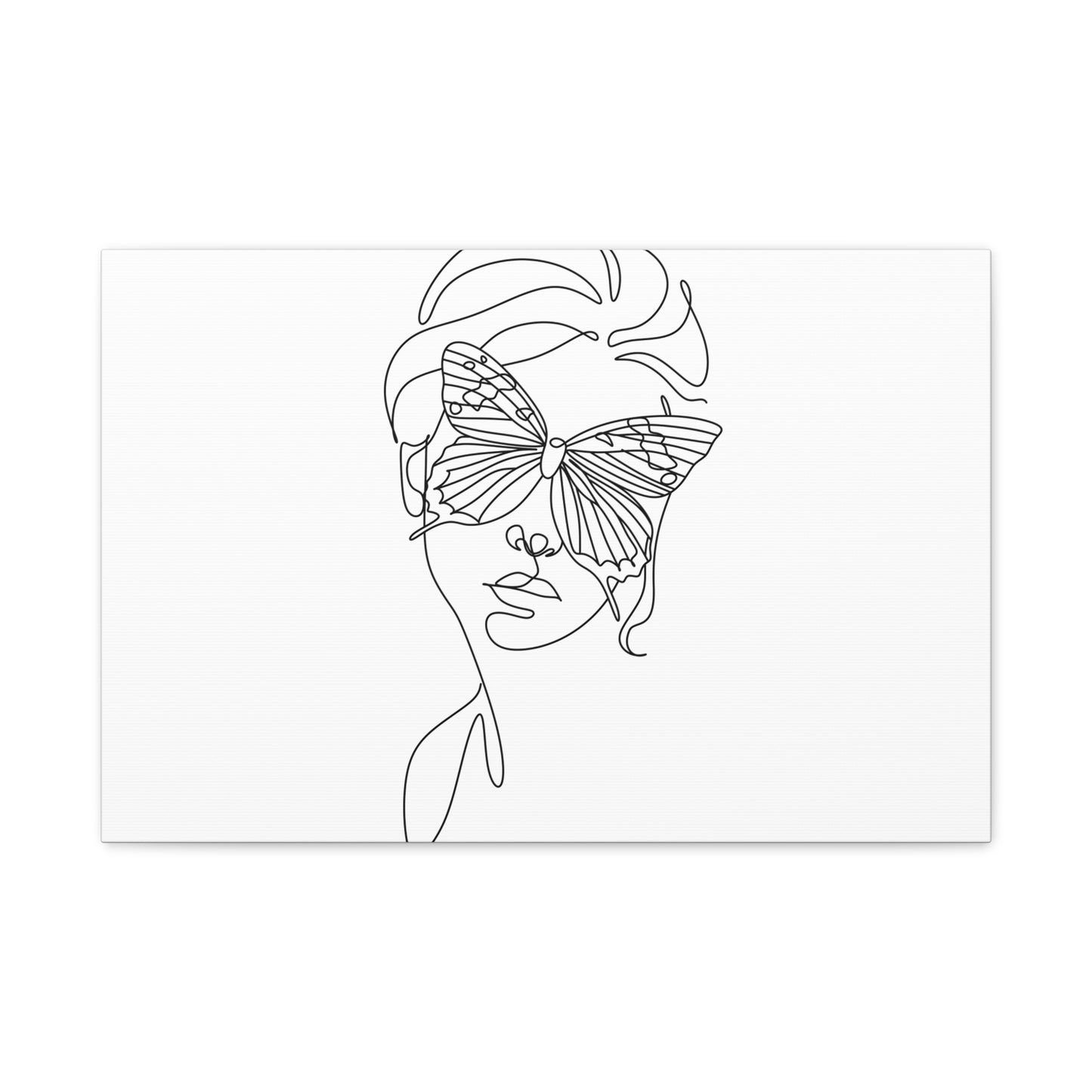 Minimalist Butterfly Canvas Art, Modern Home Decor, Gift for Nature Lovers, Wall Art for Women, Inspirational Wall Art
