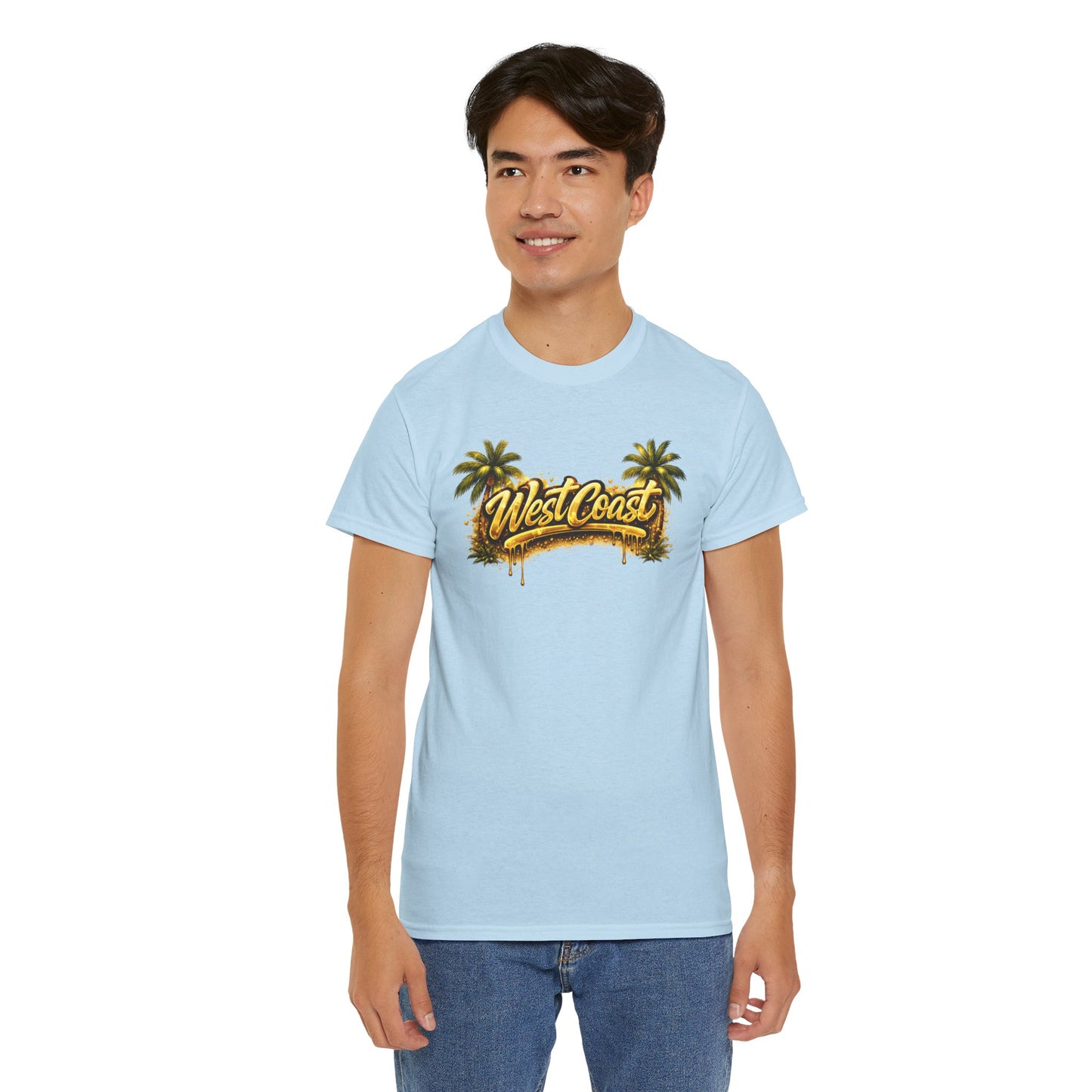 West Coast Palm Tree T-Shirt — Retro Surf Vibe Tee