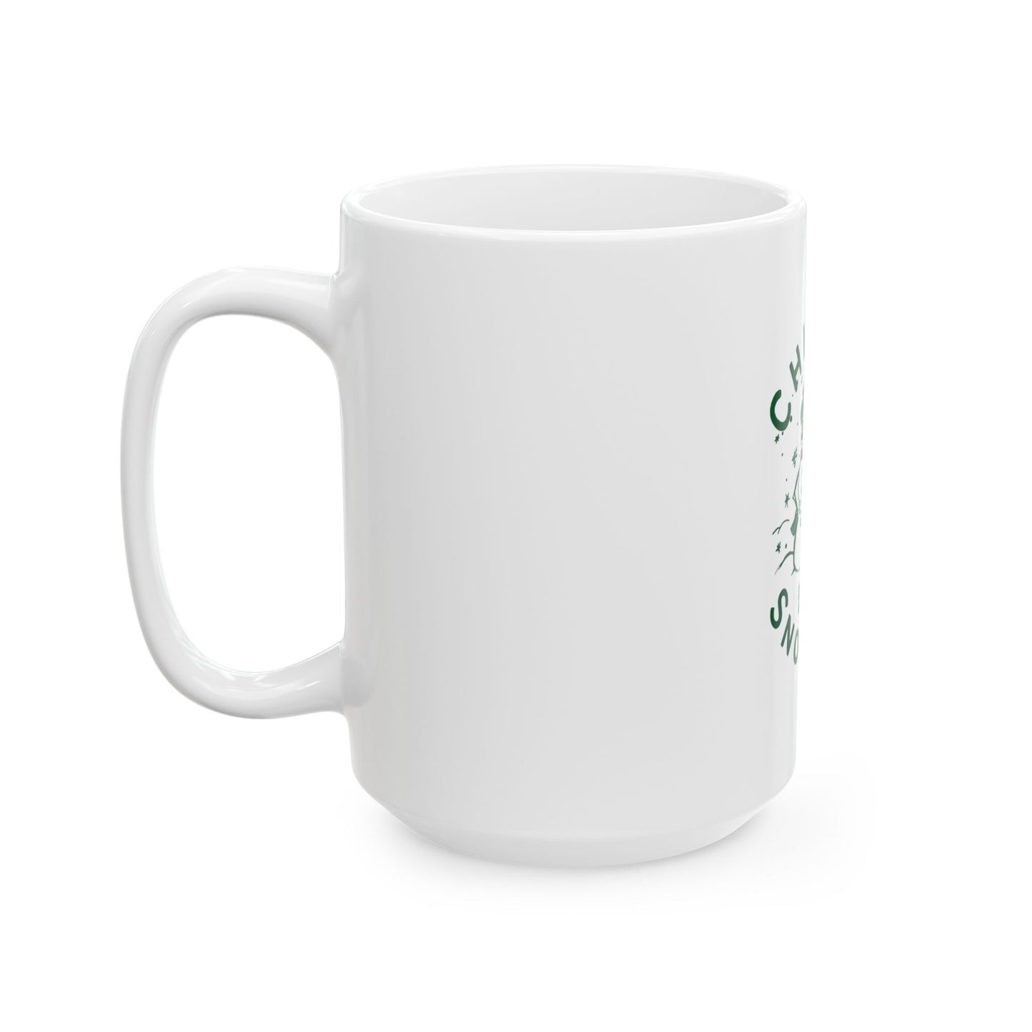 Chillin' with the Snowmies Ceramic Mug, Winter Holiday Coffee Cup, Snowman Drinkware, Christmas Gift, Cute Hot Cocoa Mug