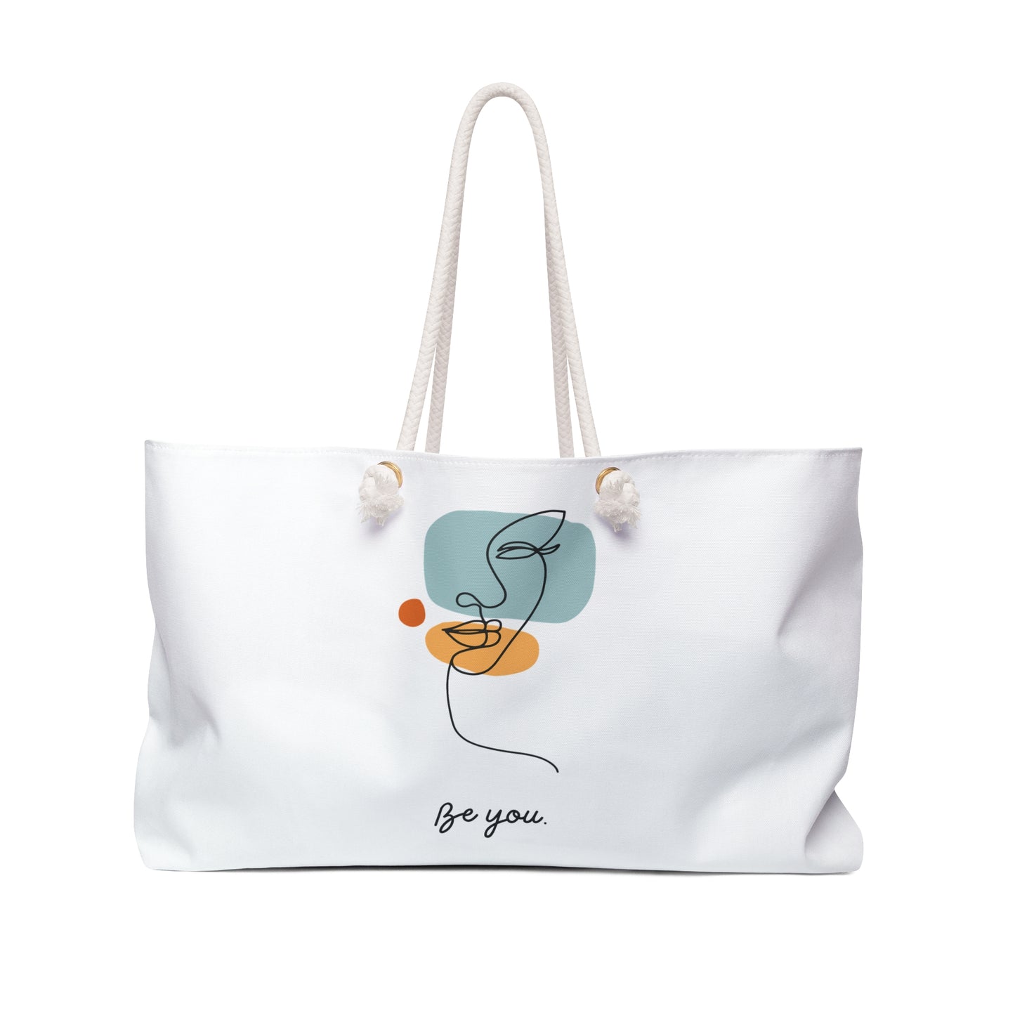 Chic Beach Weekender Bag, Tote Bag for Travel, Stylish Carryall, Art Tote, Gift for Her