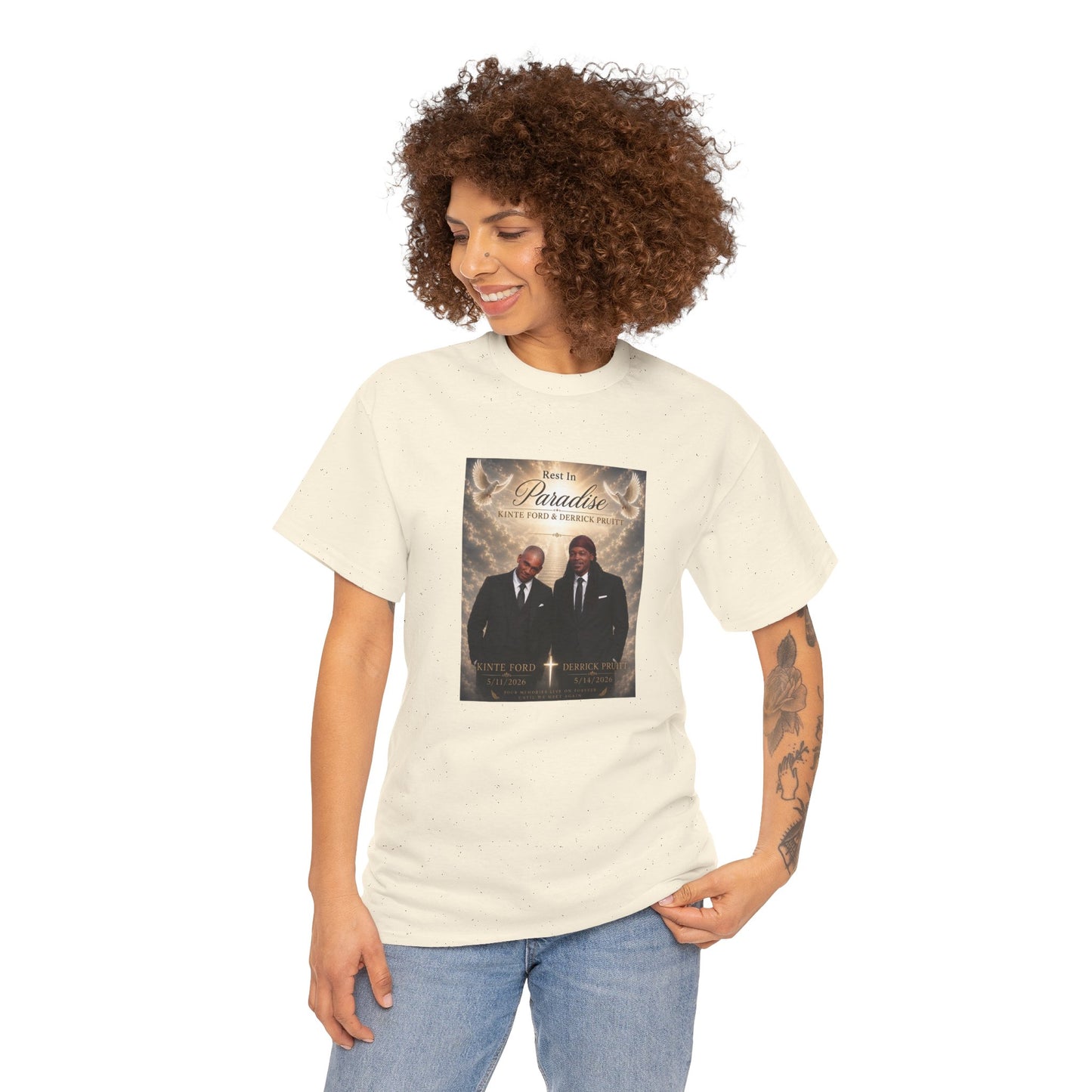 Memorial Tribute Tee — "Rest in Paradise" Funeral Remembrance Shirt