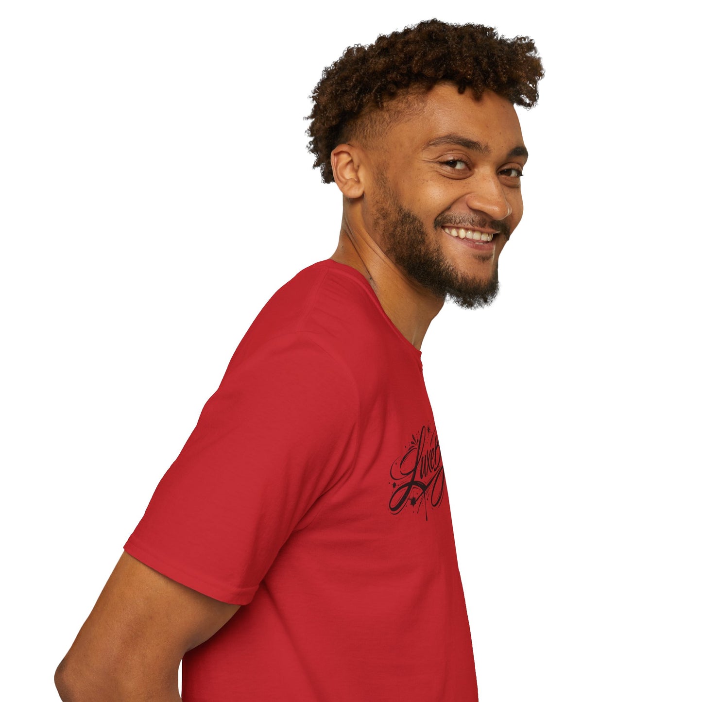 LuxeByMimi Script Tee — Elegant Calligraphy Logo T-Shirt
